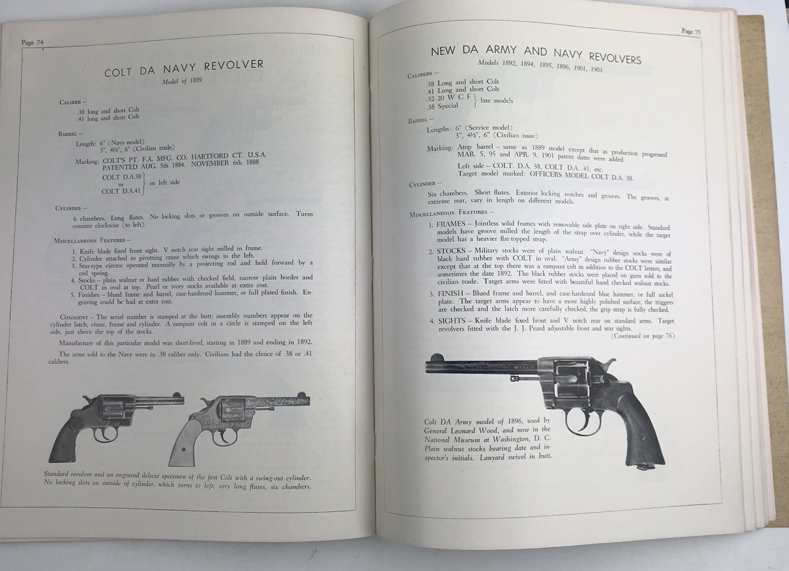1952 Colt Cartridge Pistols James E Serven 126 Pages