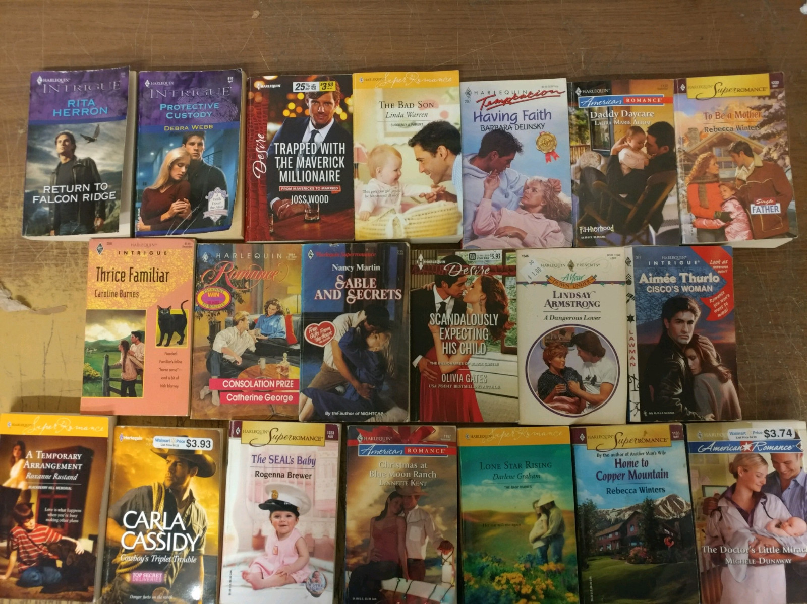 Lot of 20 Harlequin Romance Intrigue Suspense Special Intimate Book MIX UNSORTED