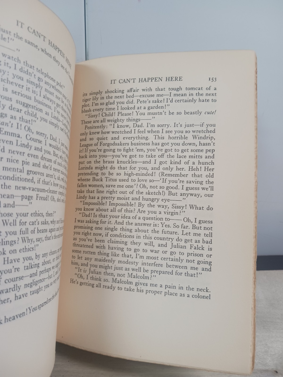 It Can’t Happen Here by Sinclair Lewis First Edition 1935 Sun Dial Press