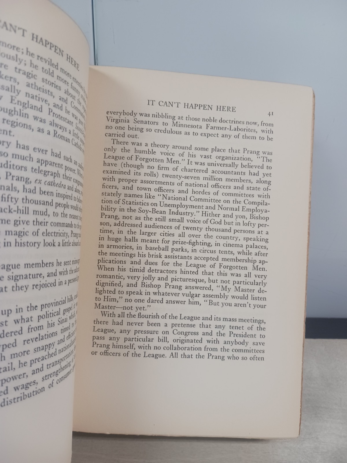 It Can’t Happen Here by Sinclair Lewis First Edition 1935 Sun Dial Press
