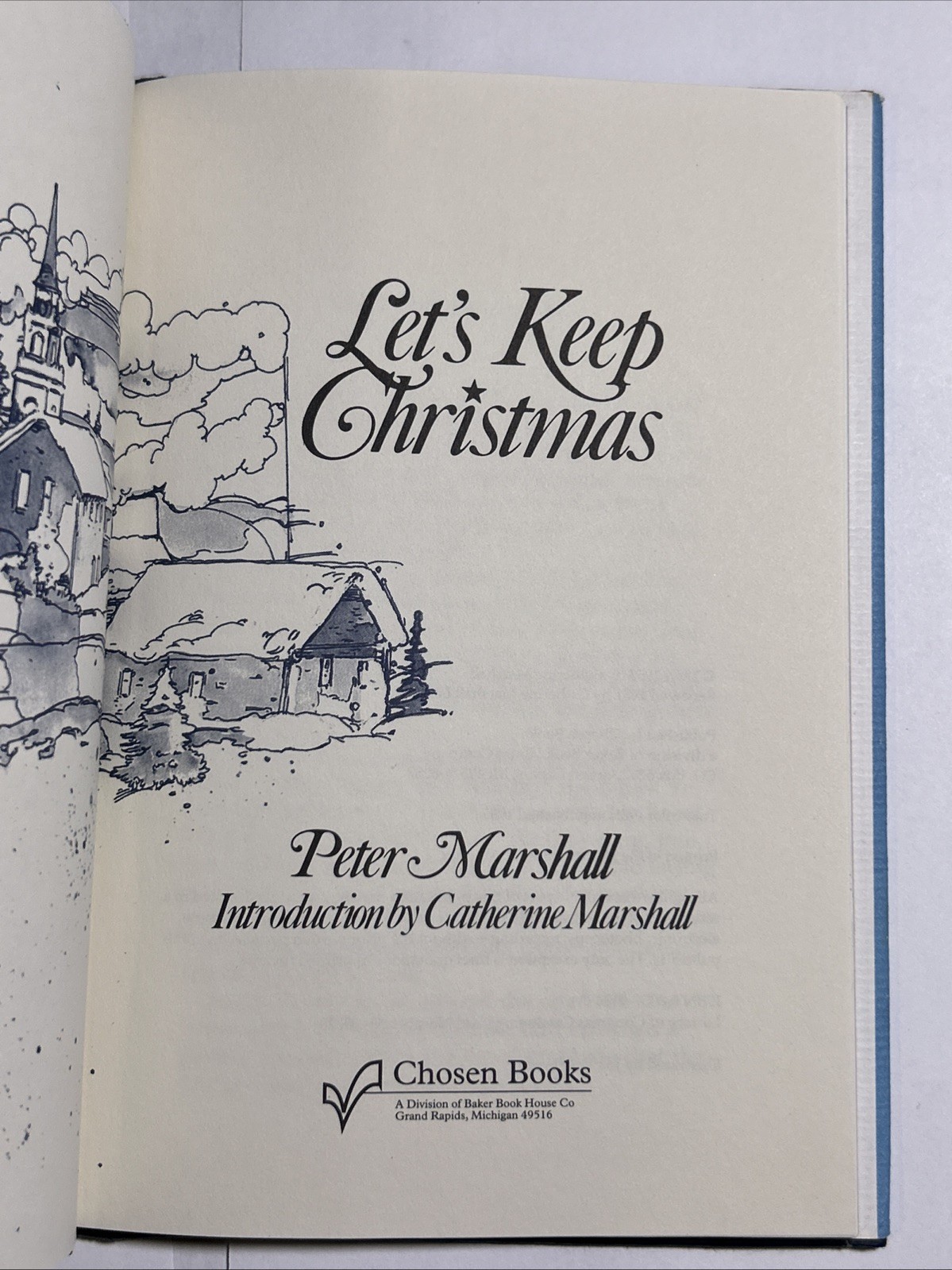 Let’s Keep Christmas By Peter Marshall – Vintage 1981 HC
