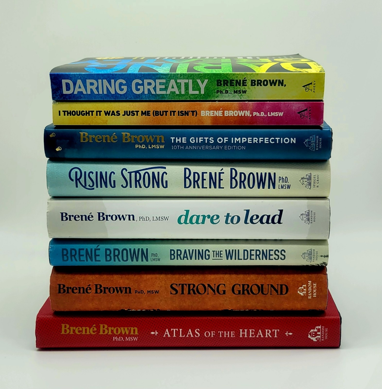 Brene Brown 8 Book Set : 6 HC / 2 PB -VG