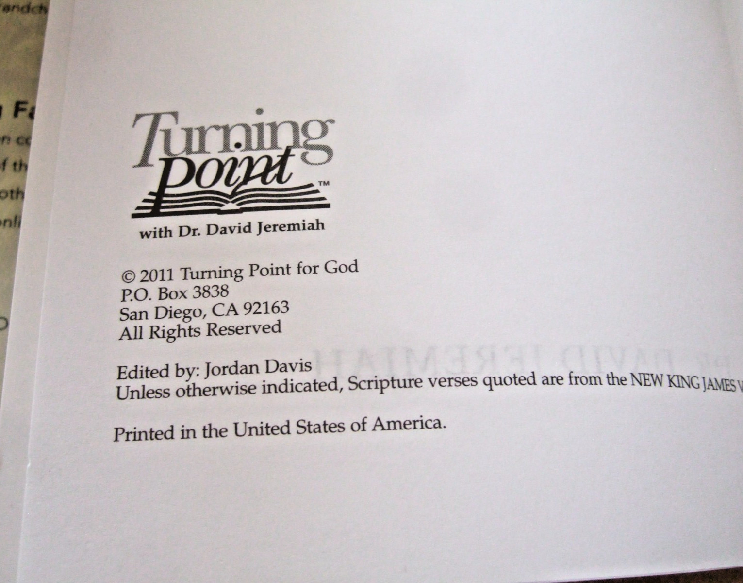 DR. DAVID JEREMIAH STUDY GUIDES CLAIMING FAITH FINDING FREEDOM VOLUMES 1-2