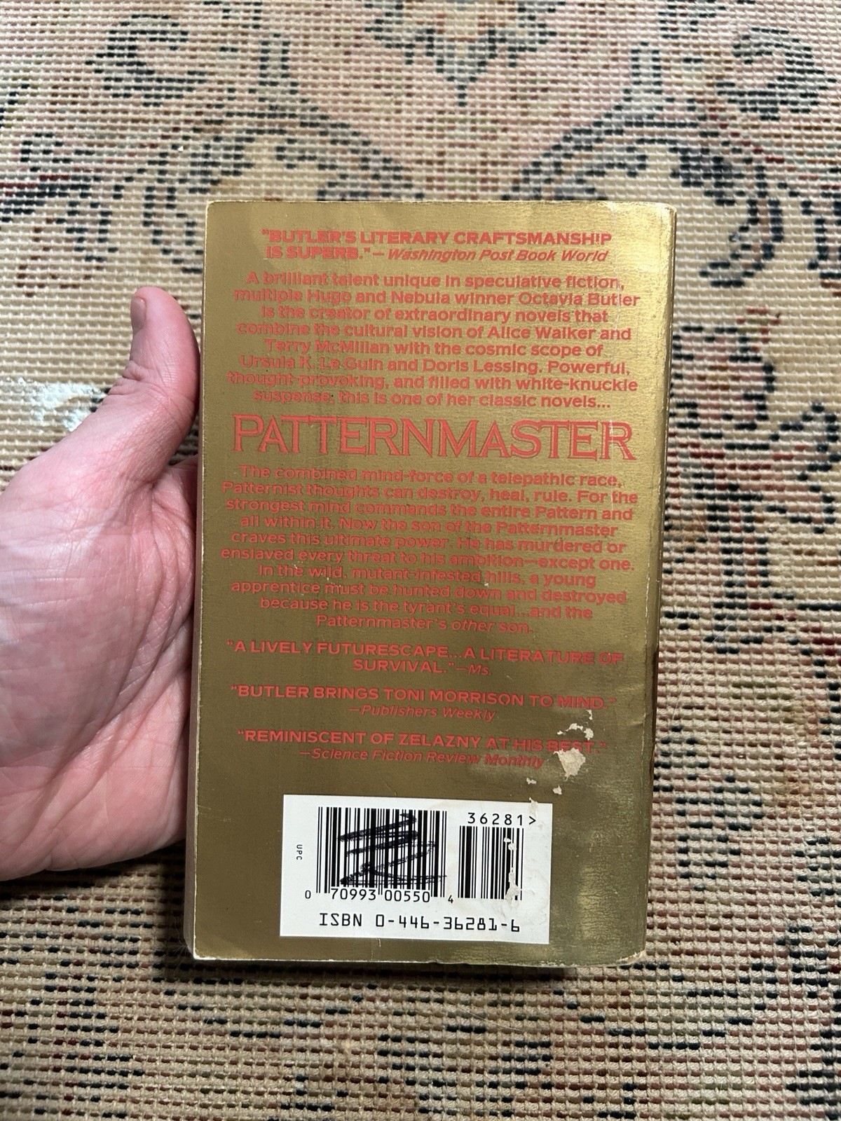 Octavia E. Butler Patternmaster Warner Books Edition PB 1995 Science Fiction