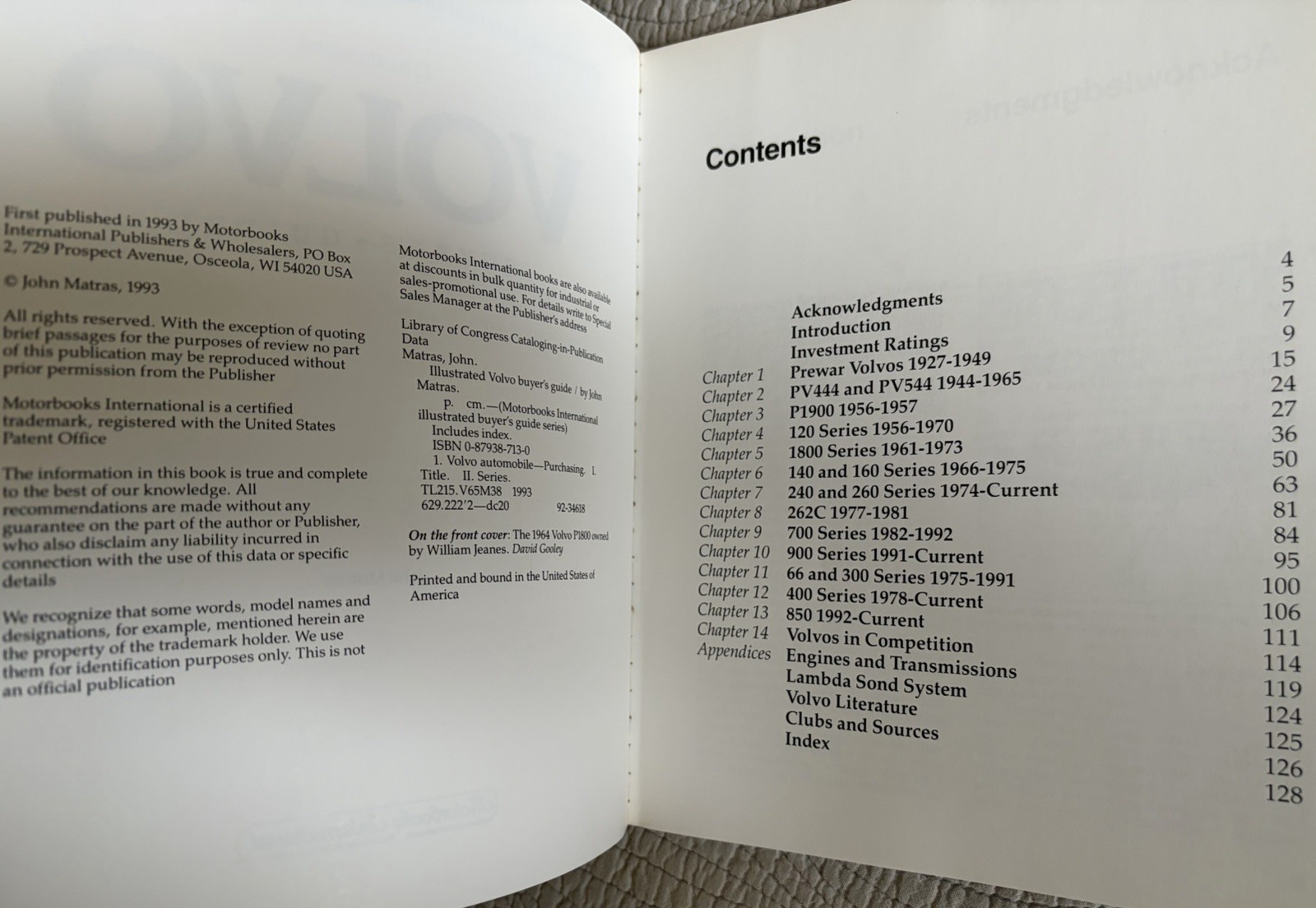 Illustrated Volvo Buyer’s Guide: All European and American Model Volvos, Matras
