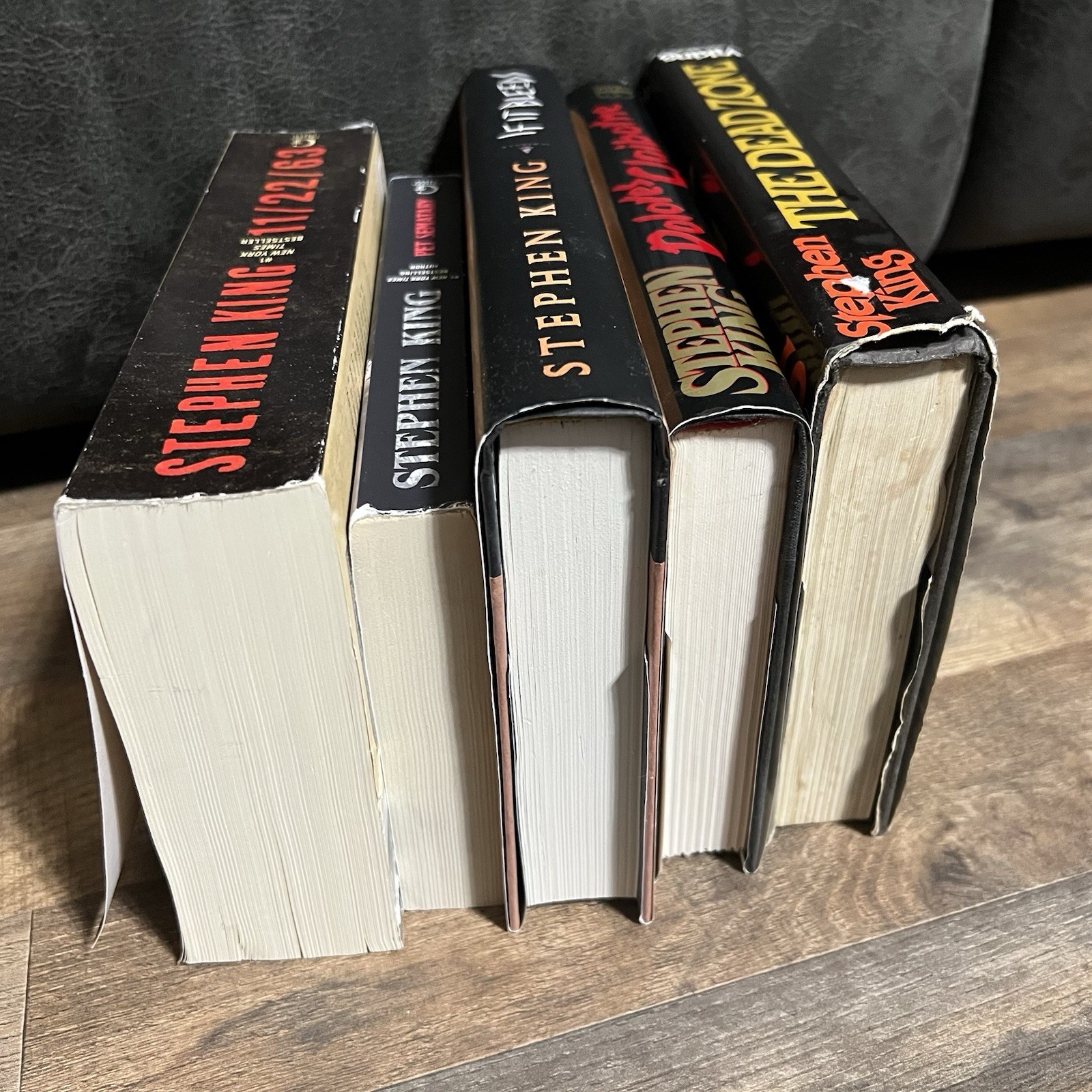Lot of 5 Stephen King Horror Hardback Paperback Books Mix