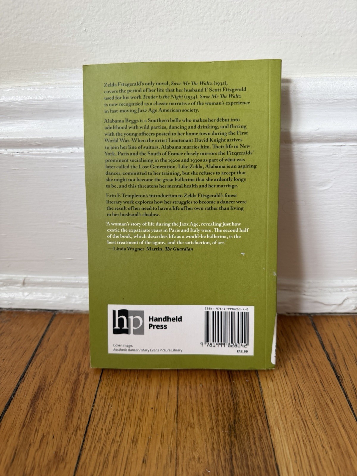 Save Me the Waltz by Zelda Fitzgerald (Handheld Press)