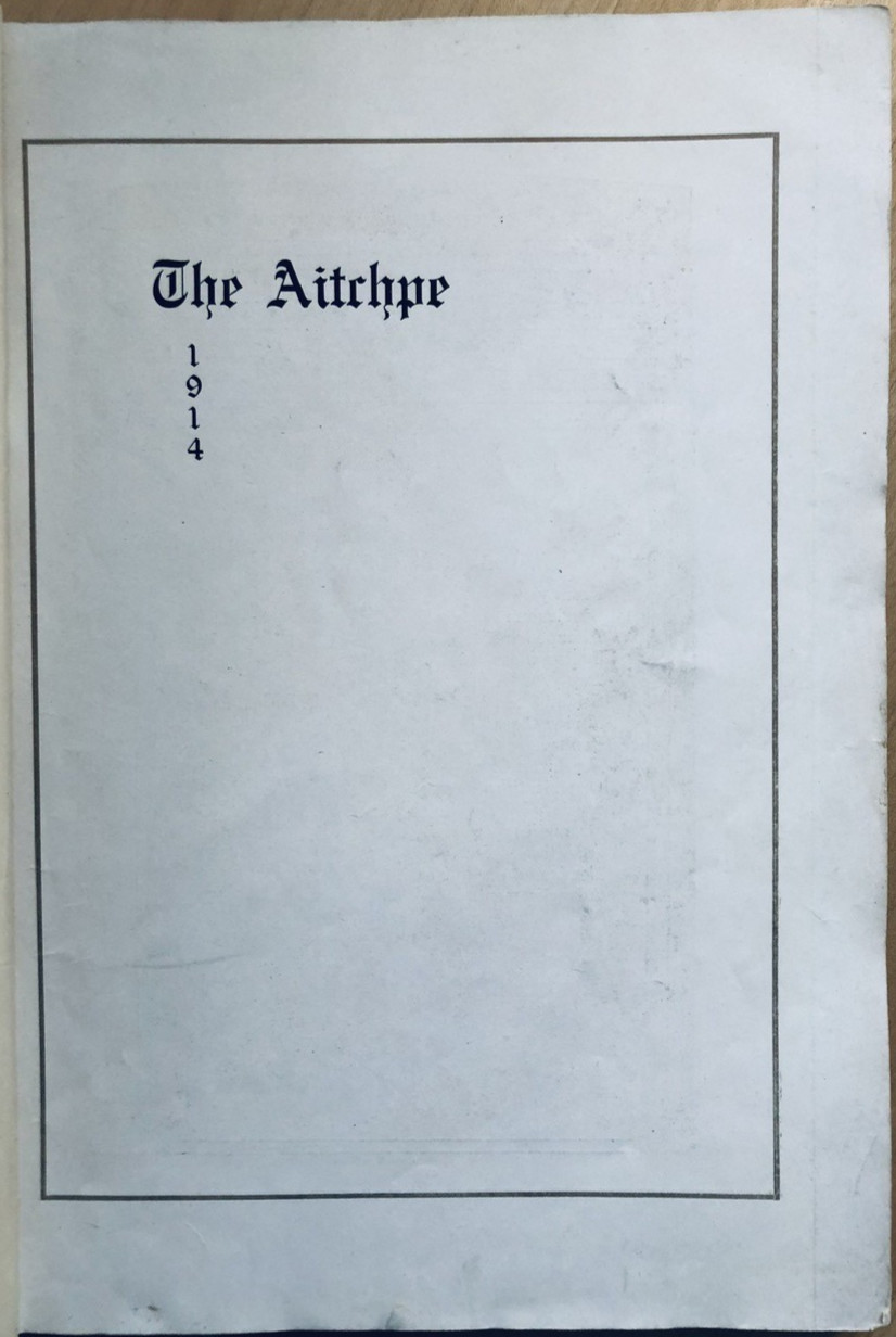 The Aitchpe 1914 Chicago Hyde Park High School Yearbook, Softcover, 200 pages