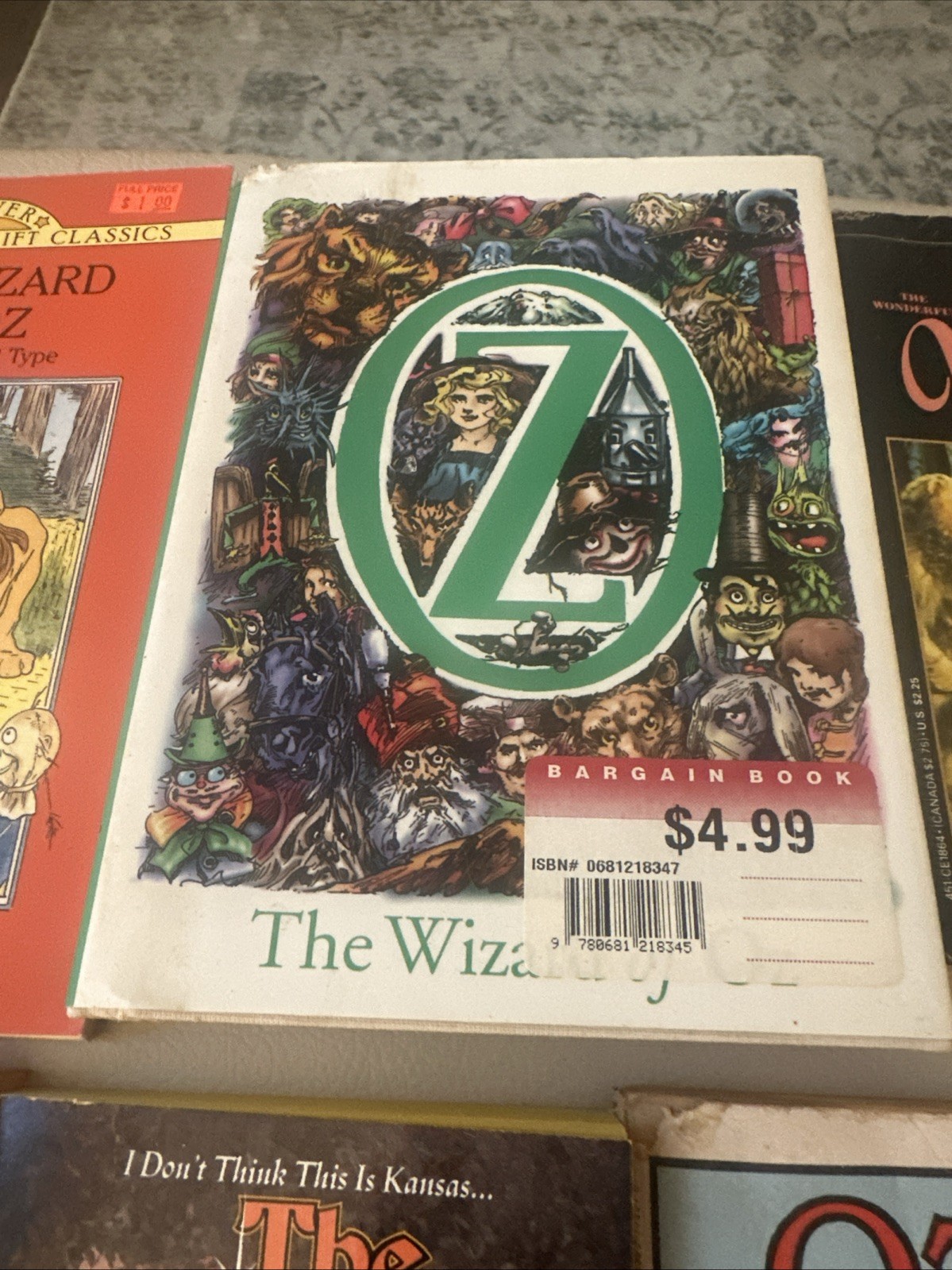 Lot of 8 vtg Wizard of Oz books cookbook Ozma