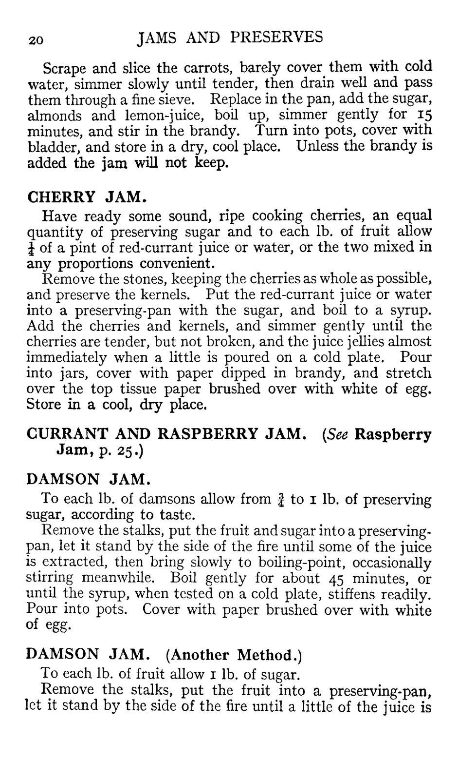 1924 Mrs. Beeton’s Jam Making Preserves Marmalades & Pickles CookBook 128 Pages