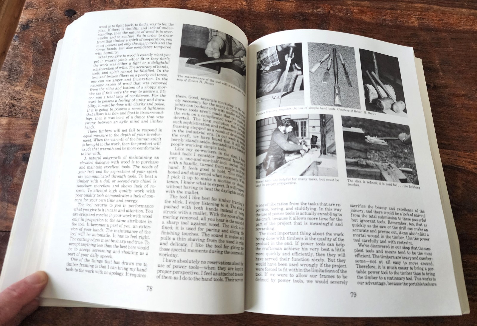 Building The Timber Frame House Book By Tedd Benson The Revival Forgotten Craft
