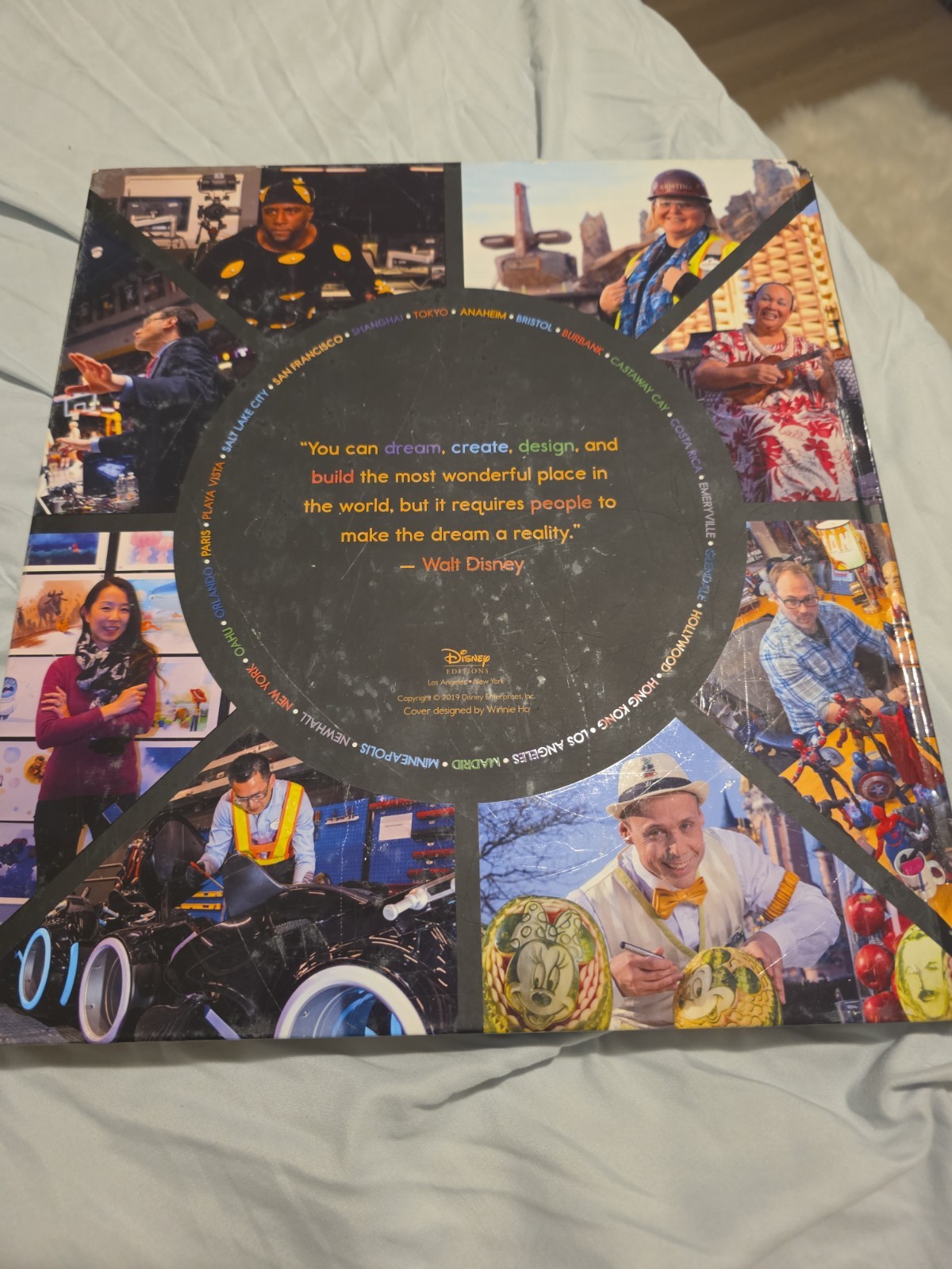 One Day at Disney Coffee Table Size Hardcover Book 12.25 x 12.25″ 228 Pages
