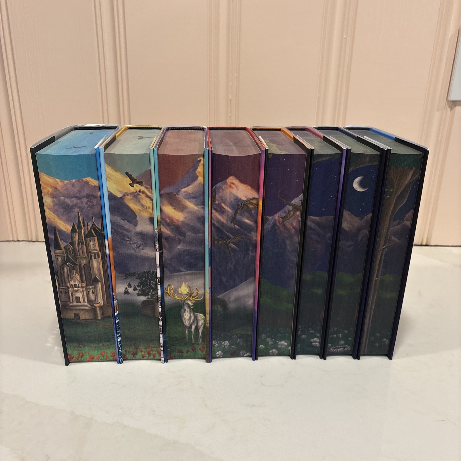 Acrylipics Throne Of Glass Special Edition Sprayed Edge Set Terrasen