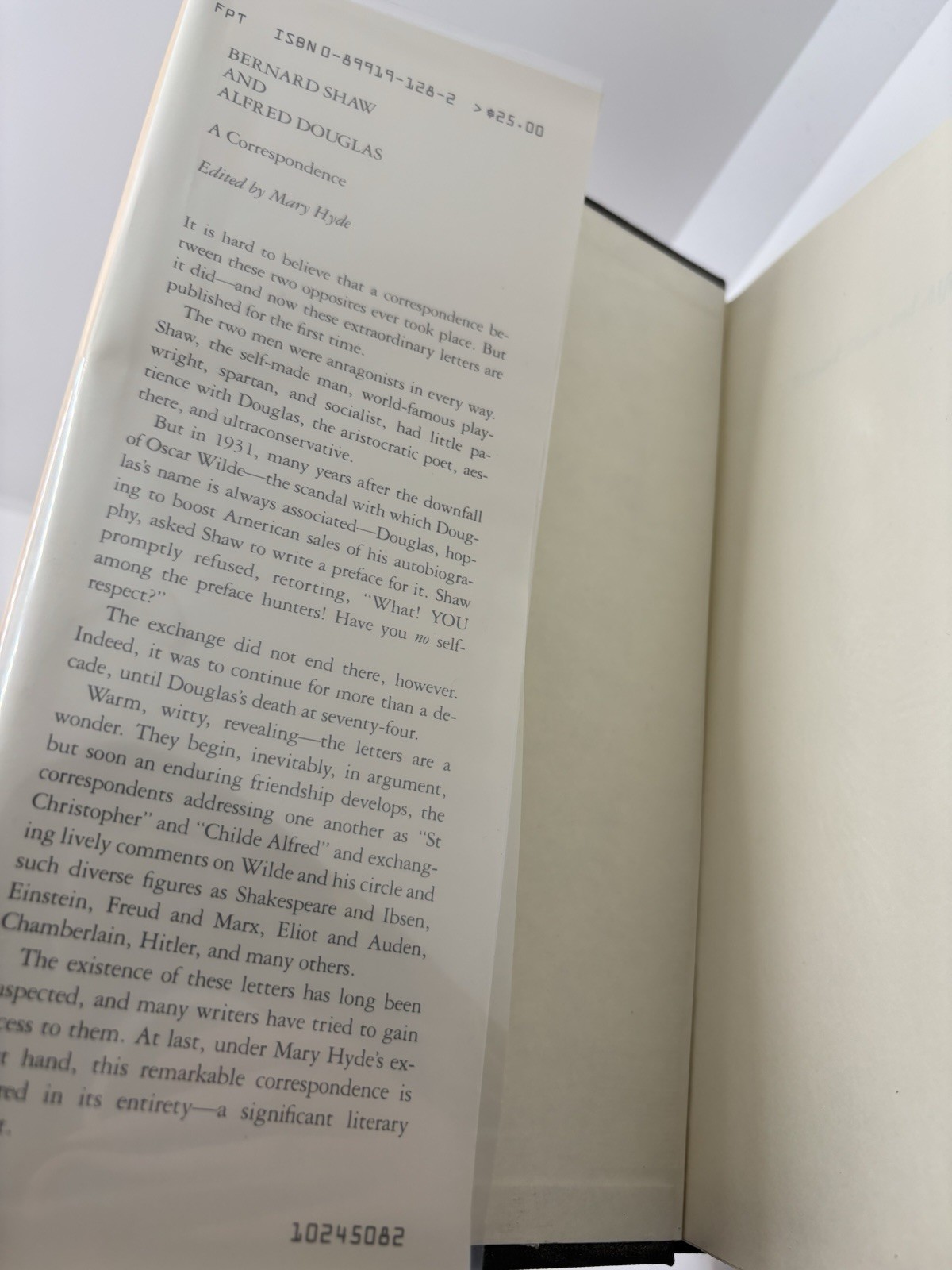 Bernard Shaw and Alfred Douglas; A Correspondence | Mary Hyde | 1982 HCDJ