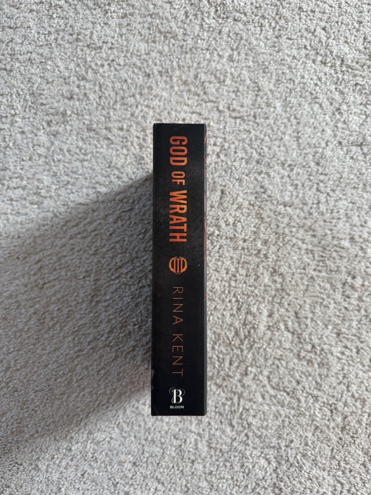 God of Wrath by Rina Kent – signed book plate Deluxe edition with sprayed edges