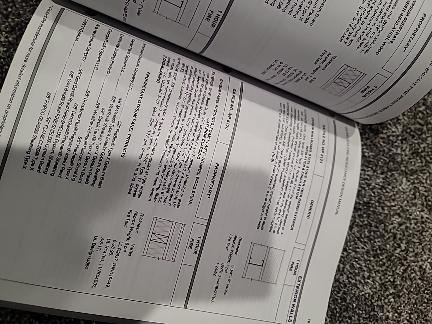 GA-600-15: Gypsum Fire Resistance Design Manual, 21st Edition – paperback Gy…