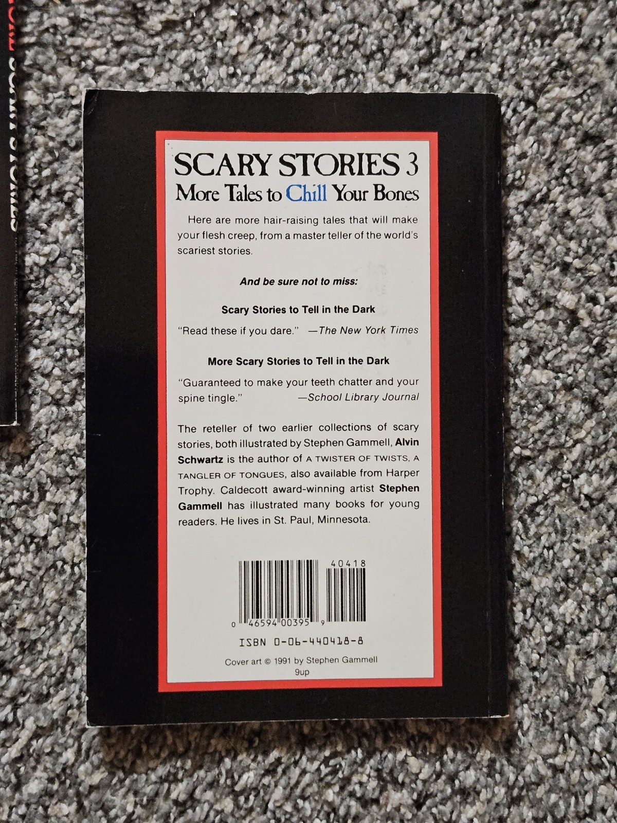 More Scary Stories to Tell in the Dark Book Set 1 2 3 By Alvin Schwartz