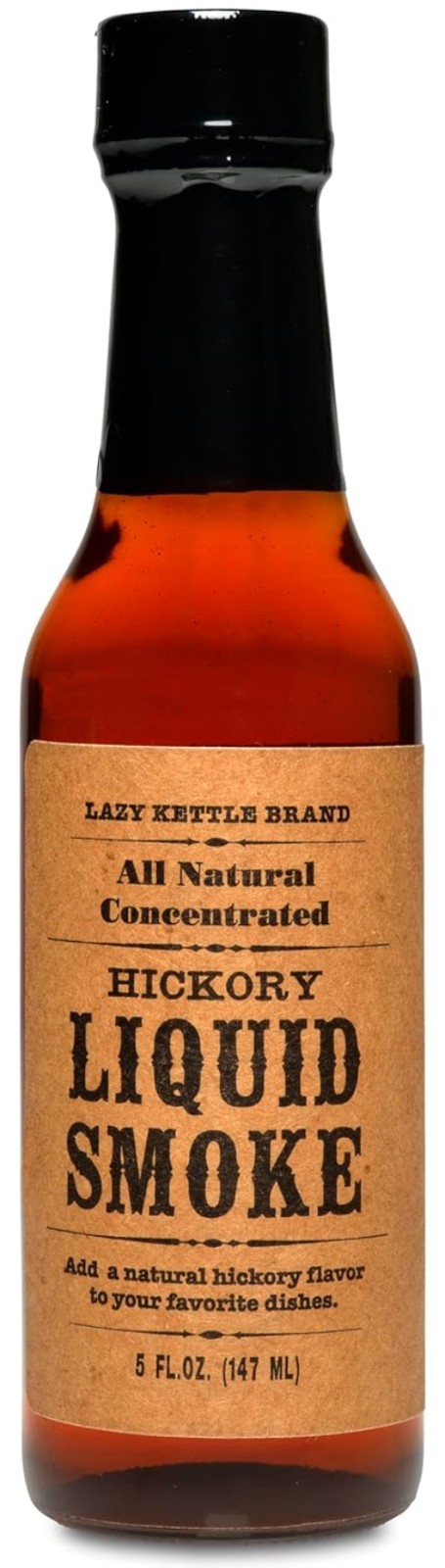 All-Natural Hickory Liquid Smoke – 5 Oz for Flavorful Cooking Adventures