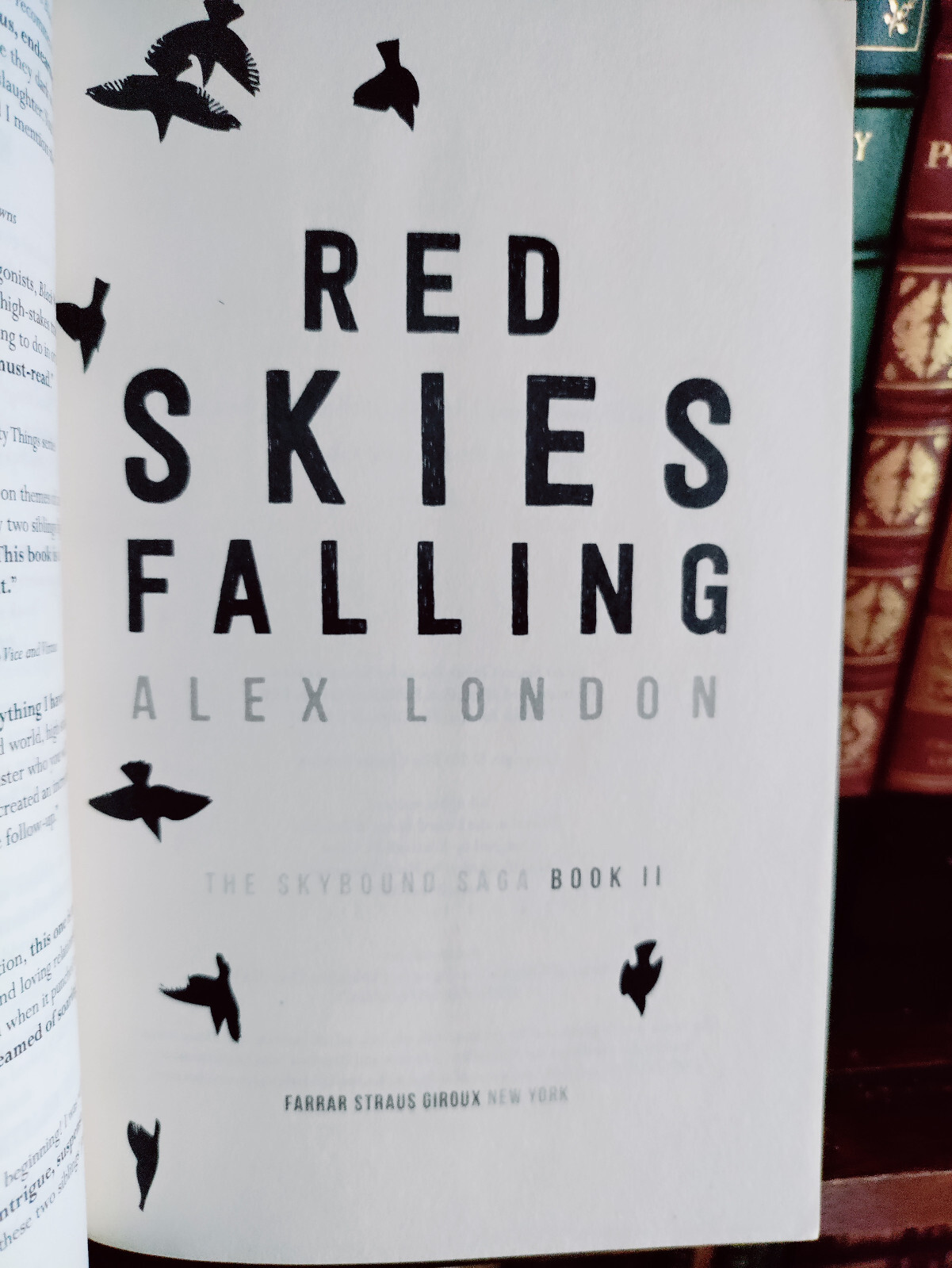 Red Skies Falling (Skybound Saga # 2)_Alex London_TPB_Advance Reader Copy (ARC)