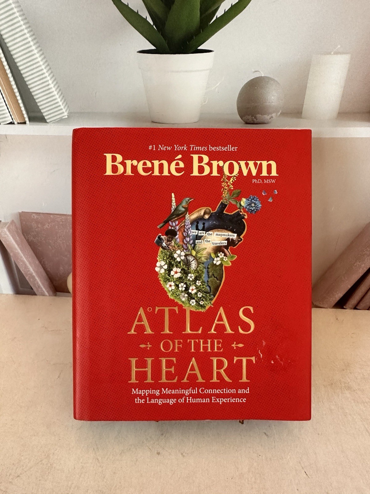 Atlas of the Heart Brene Brown Hardcover DJ Mapping Connection Human Experience