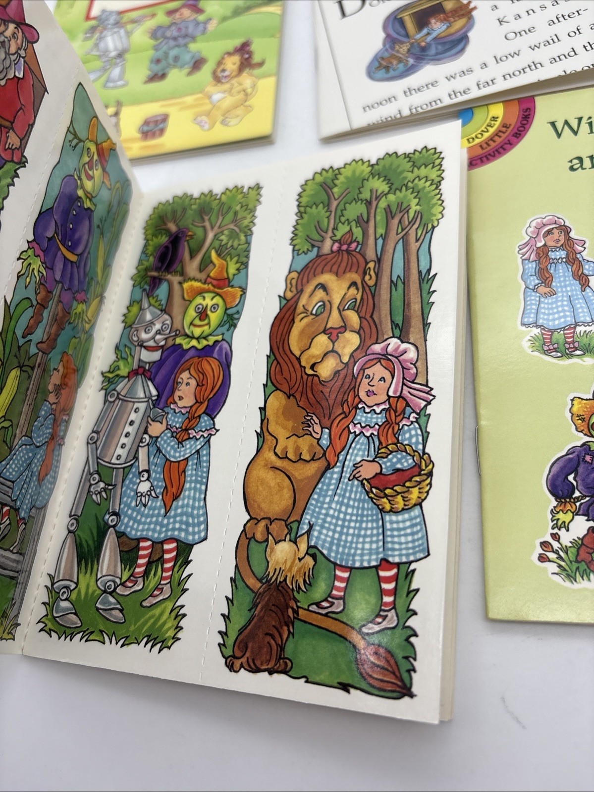 Lot Of 5 Wizard Of Oz Dover Little Activity Book Books 4 Sticker 1 Bookmark
