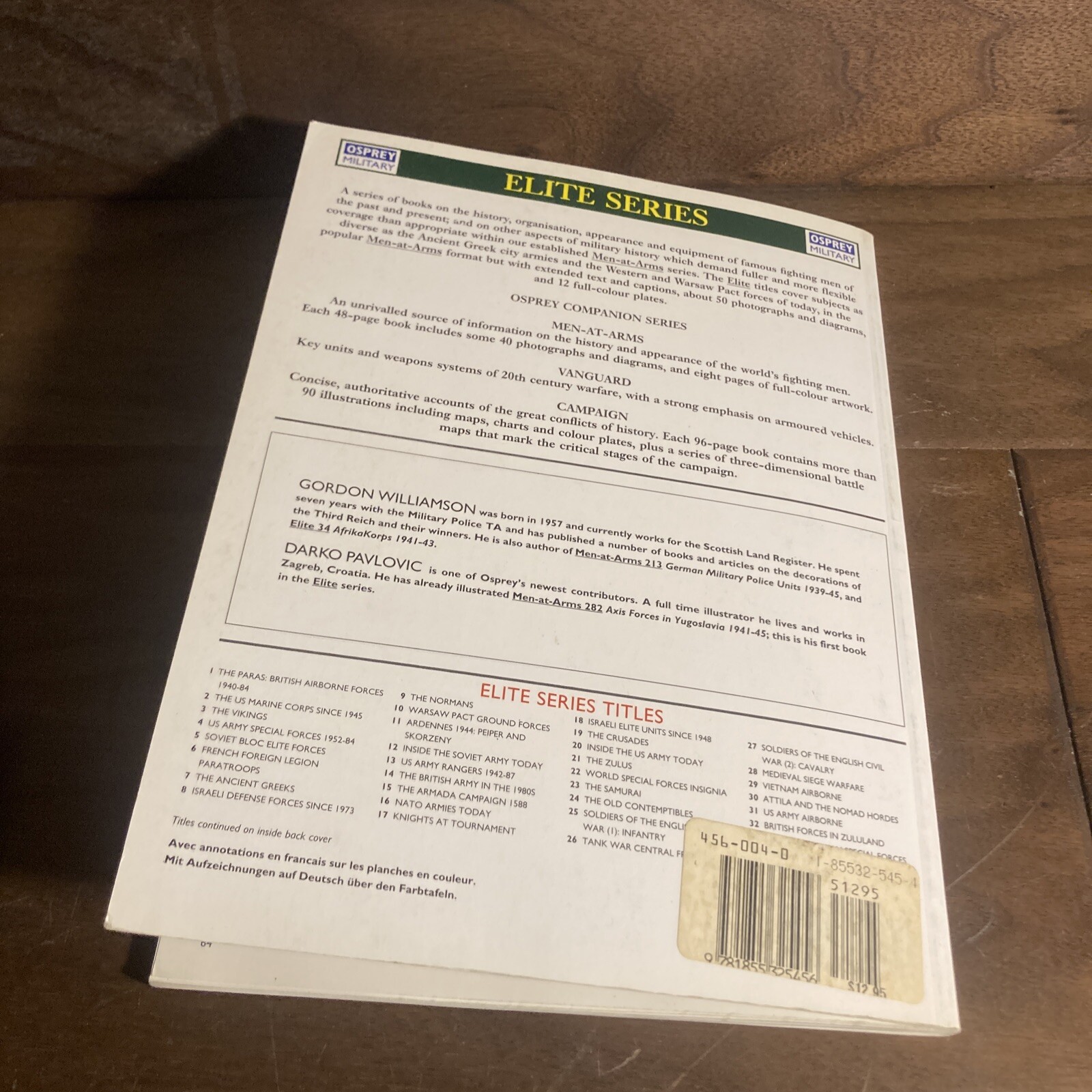 Osprey – Elite Series 60 U boat crews 1914-45 – Book