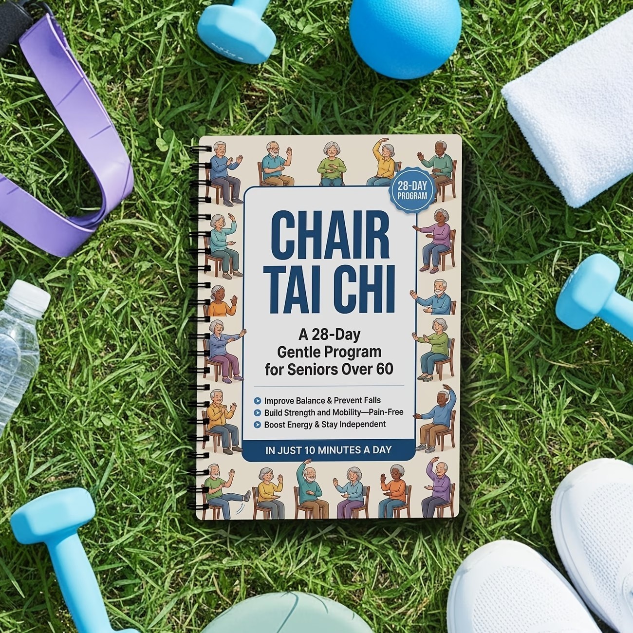 Chair Tai Chi for Seniors Over 60 Simple Seated Flows and 10Minute Routines f…