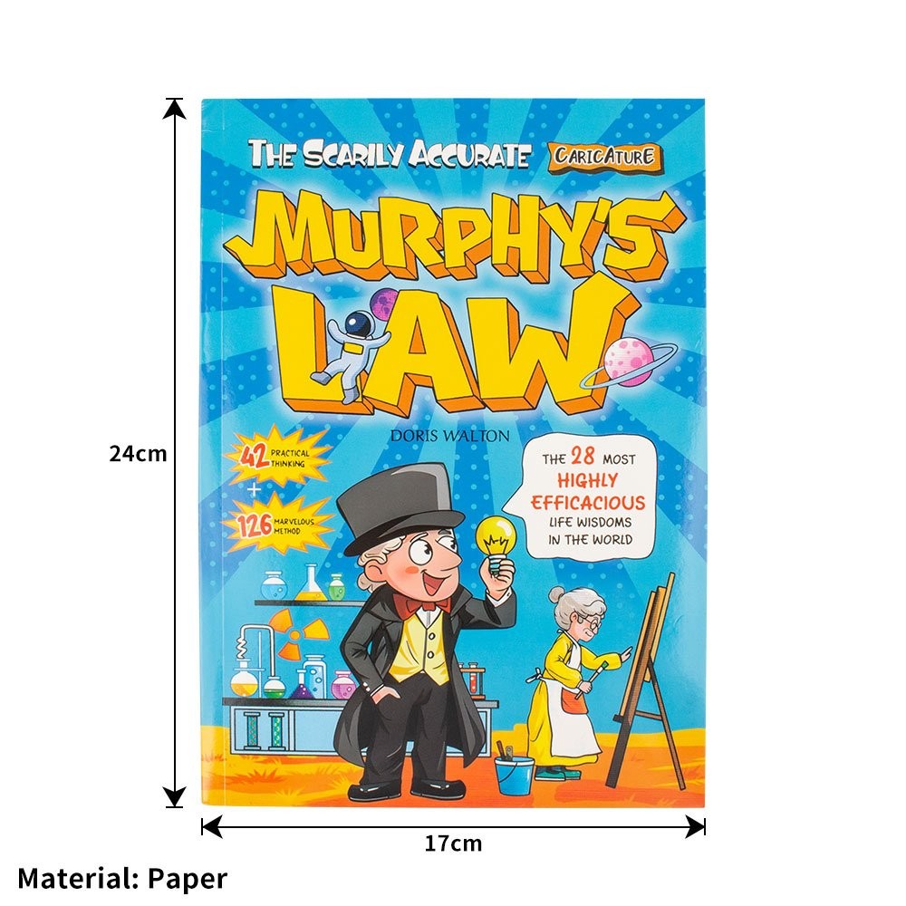 Murphy’s Law Learning Book for Kids 8-12 with 128 Pages Paperback Illustrated OY