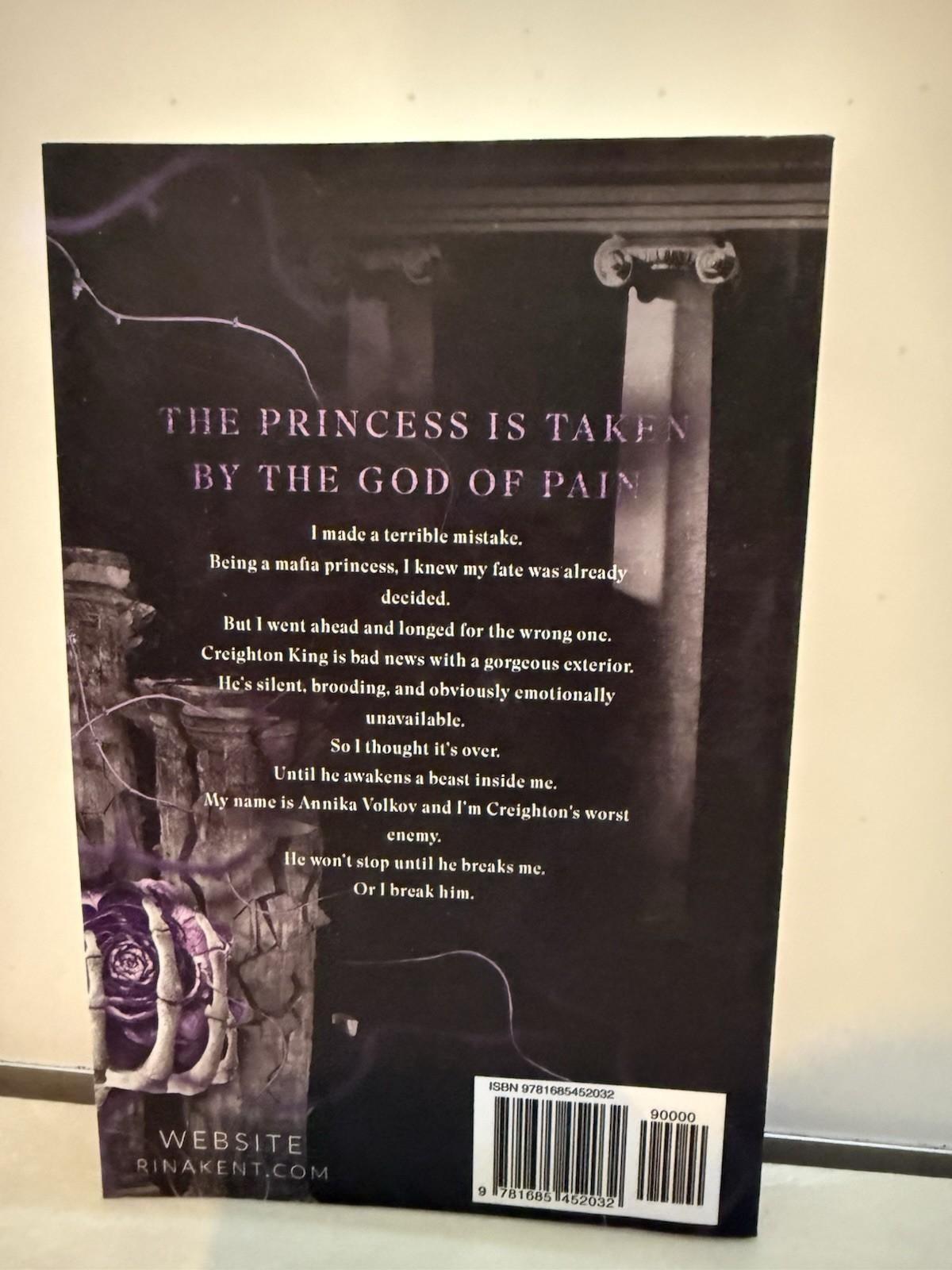 Special Edition Print Trade Paperback .. God of Pain (Legacy of Gods #2) R Kent