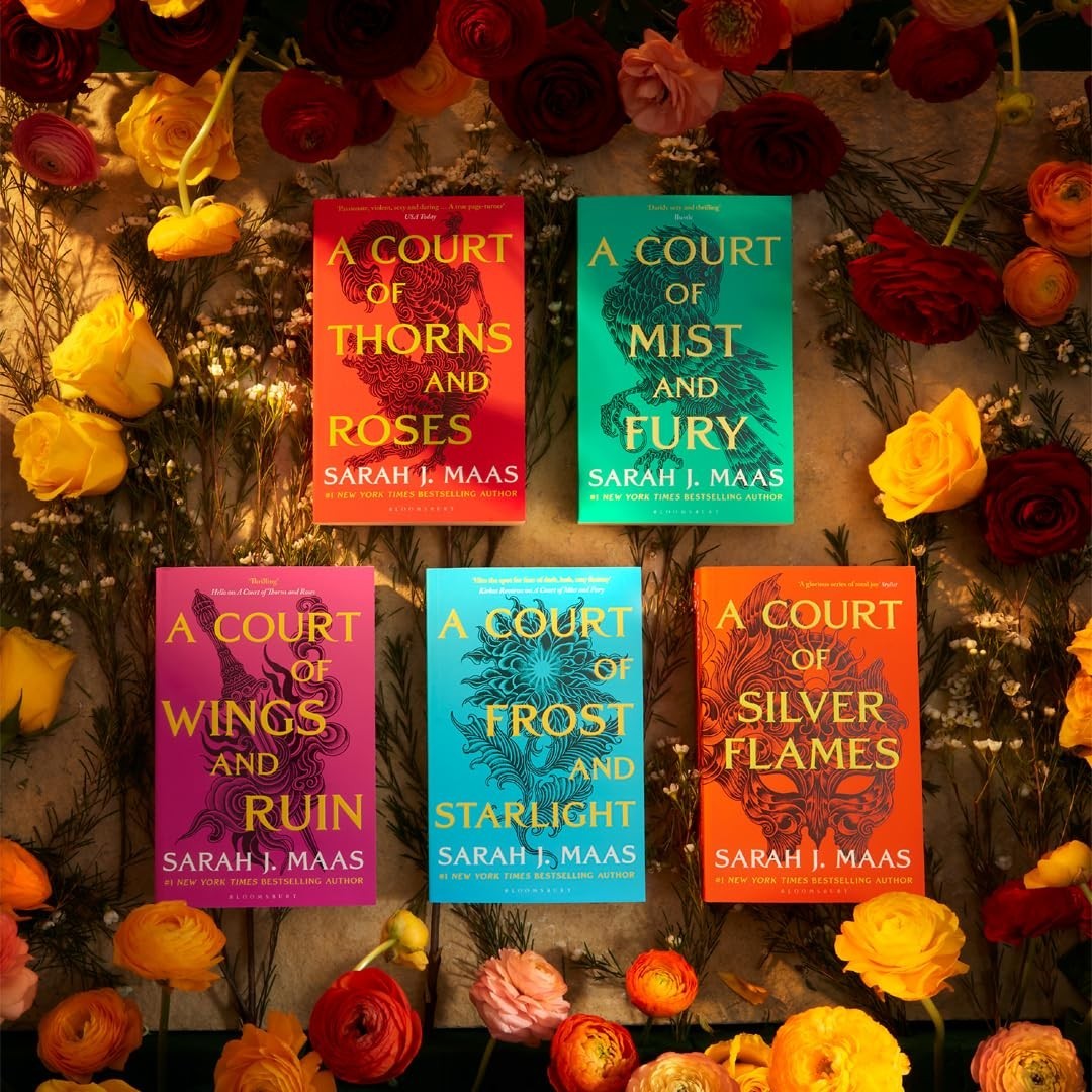 Court of Thorns and Roses Paperback Box Set (5 books) by Sarah J. Maas.