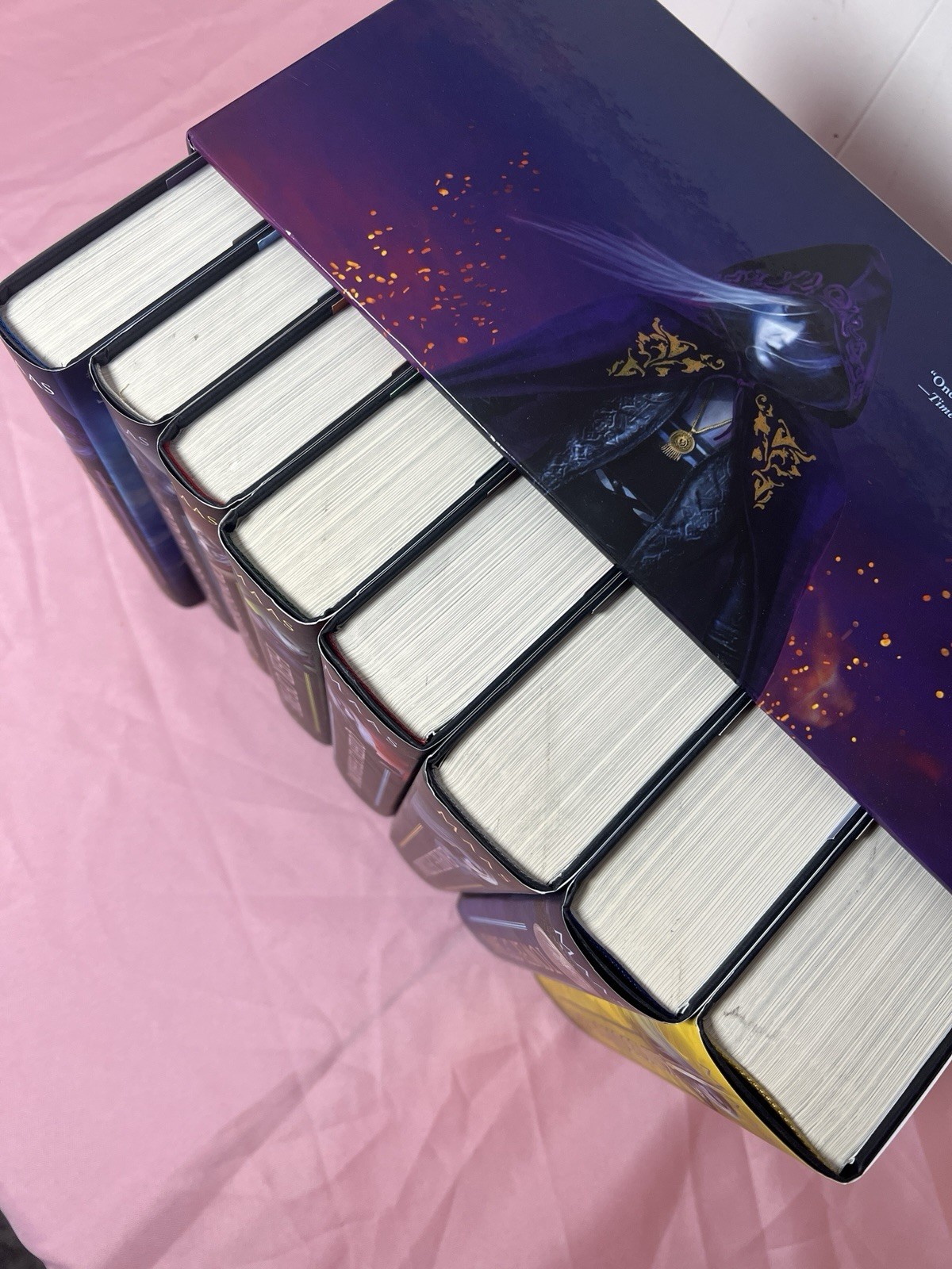 Throne of Glass Hardcover Box Set OOP Covers Complete SET + Poster