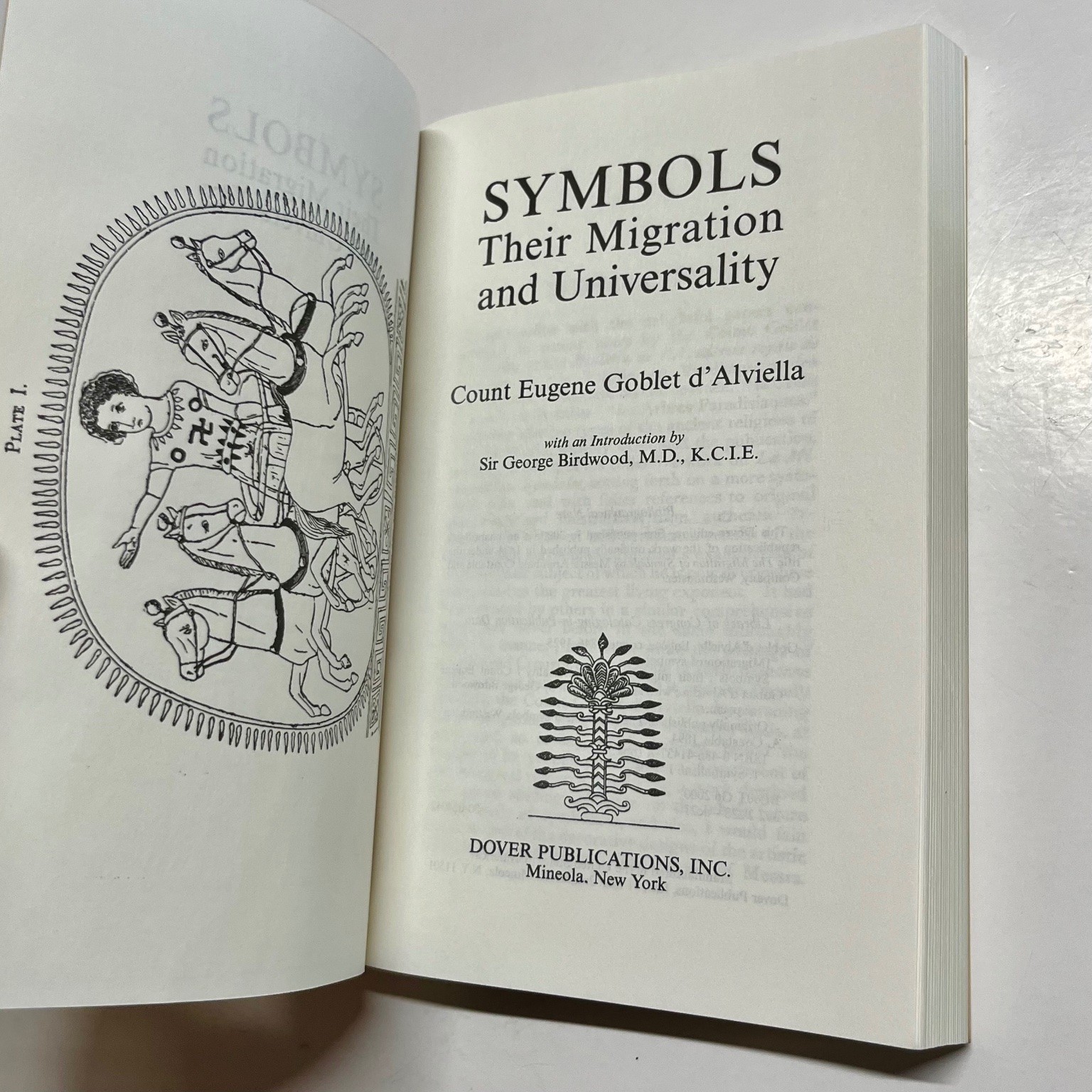 Symbols Their Migration Universality Goblet d’Alviella 2000 Dover Edition
