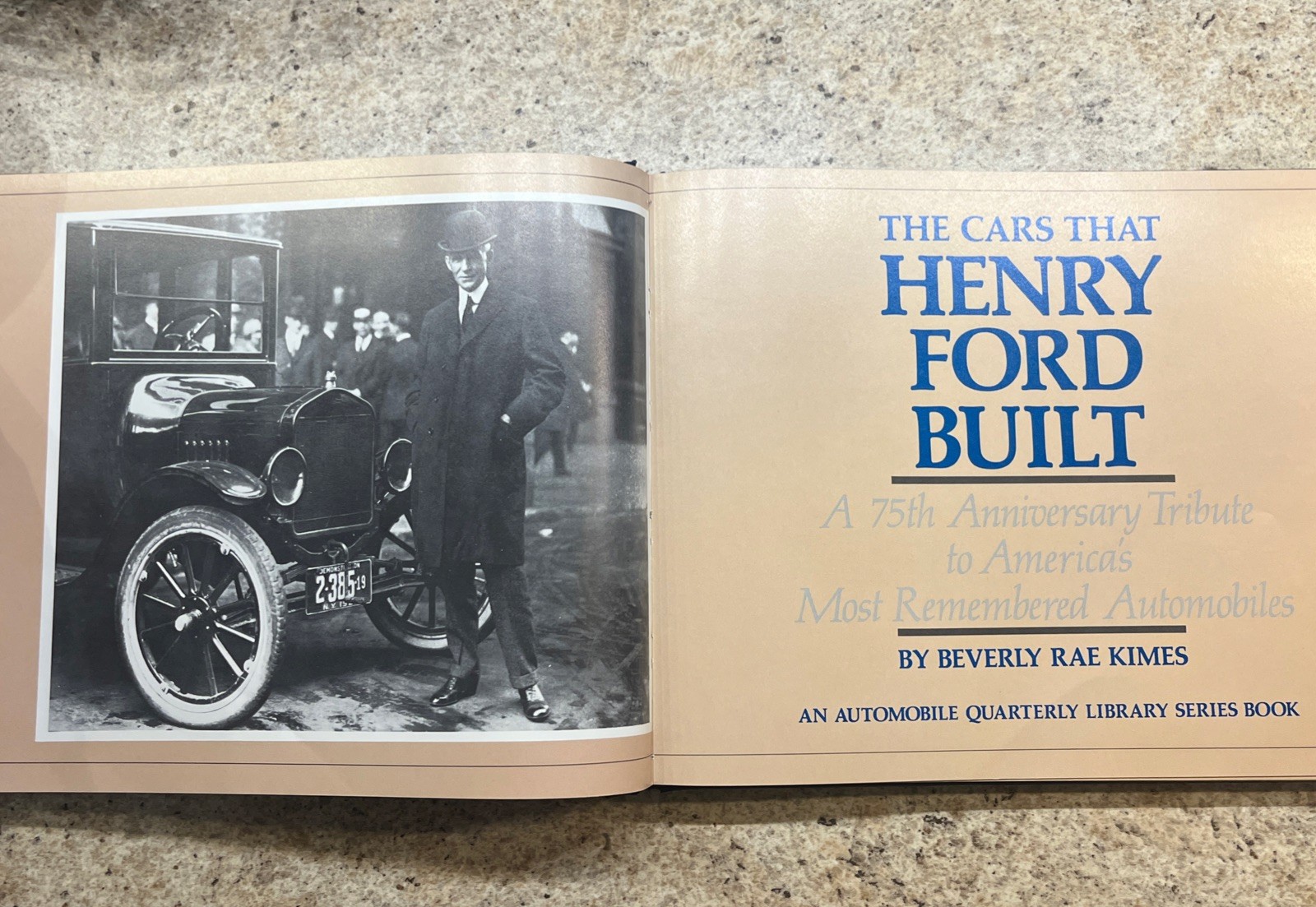 Cars That Henry Ford Built Hardcover Beverly R. Kimes (927)