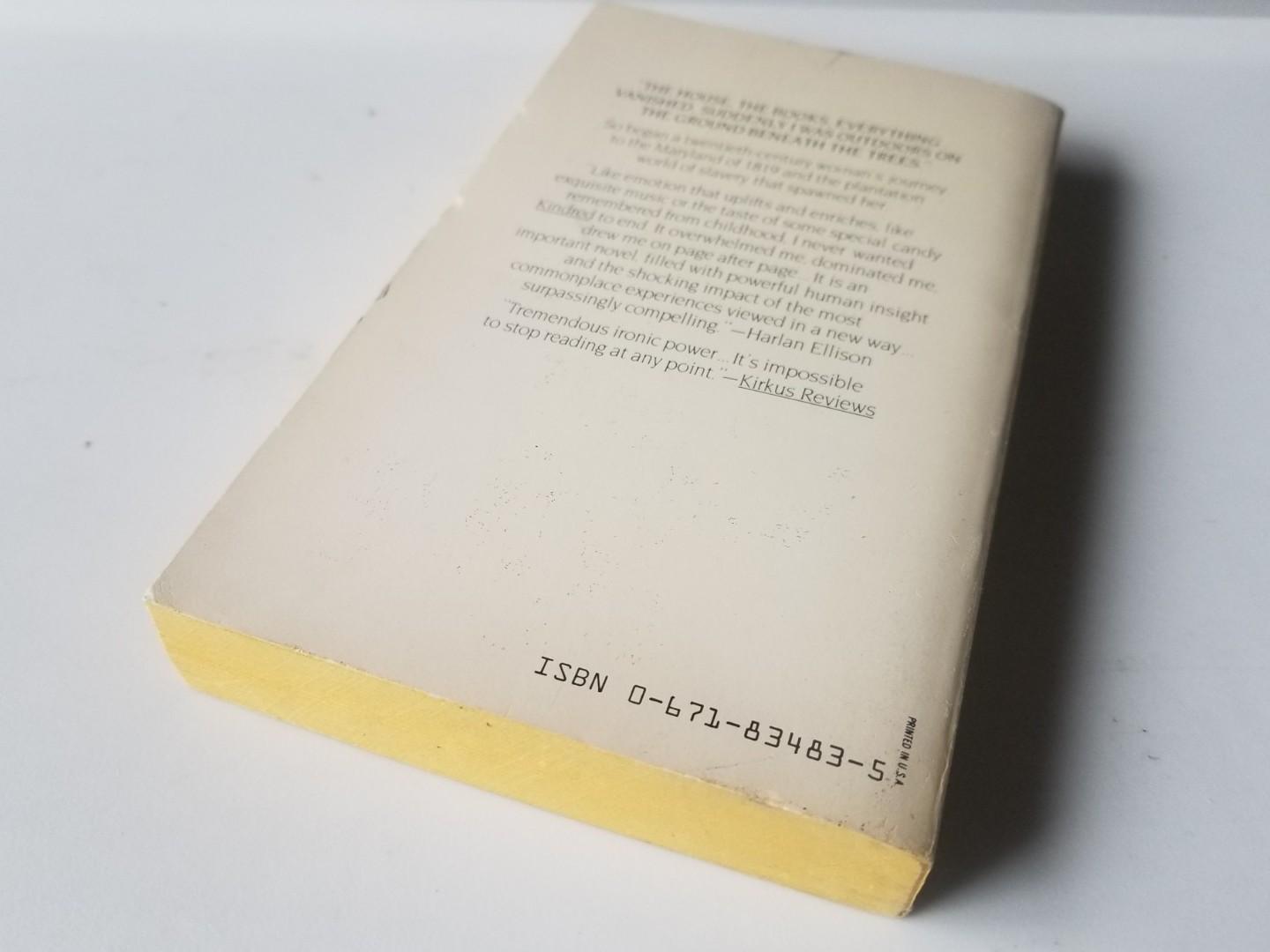 Kindred, Octavia E. Butler, Pocket PAPERBACK 1981 1st Printing