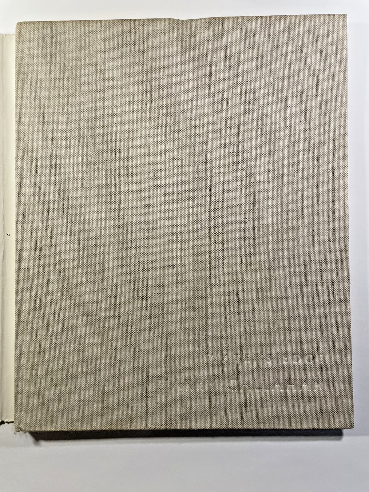 Water’s Edge INSCRIBED by Harry Callahan 1st Edition Hardcover/Dustcover VG+