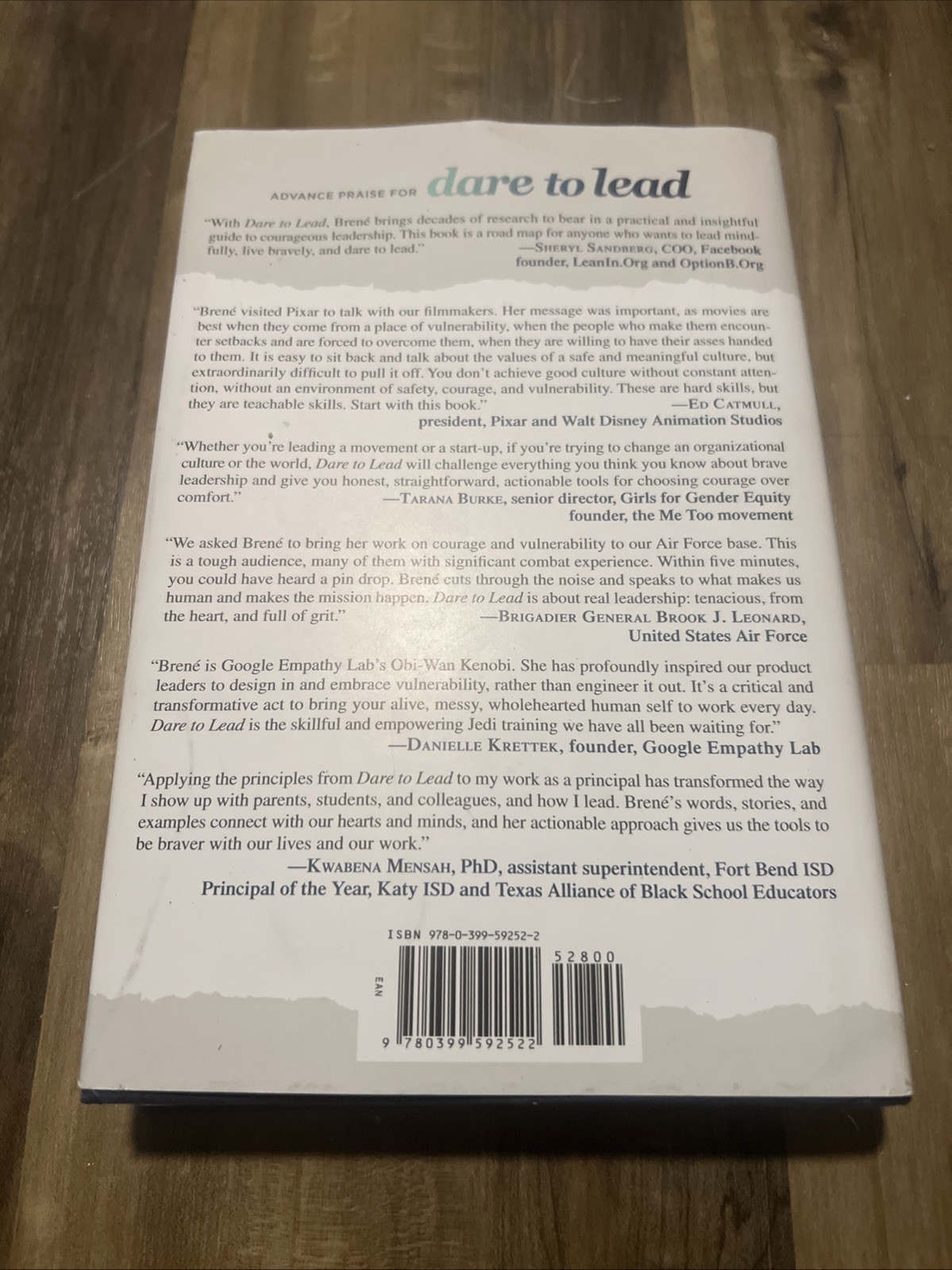 Dare to Lead – Brene Brown – English Hardcover Book – New