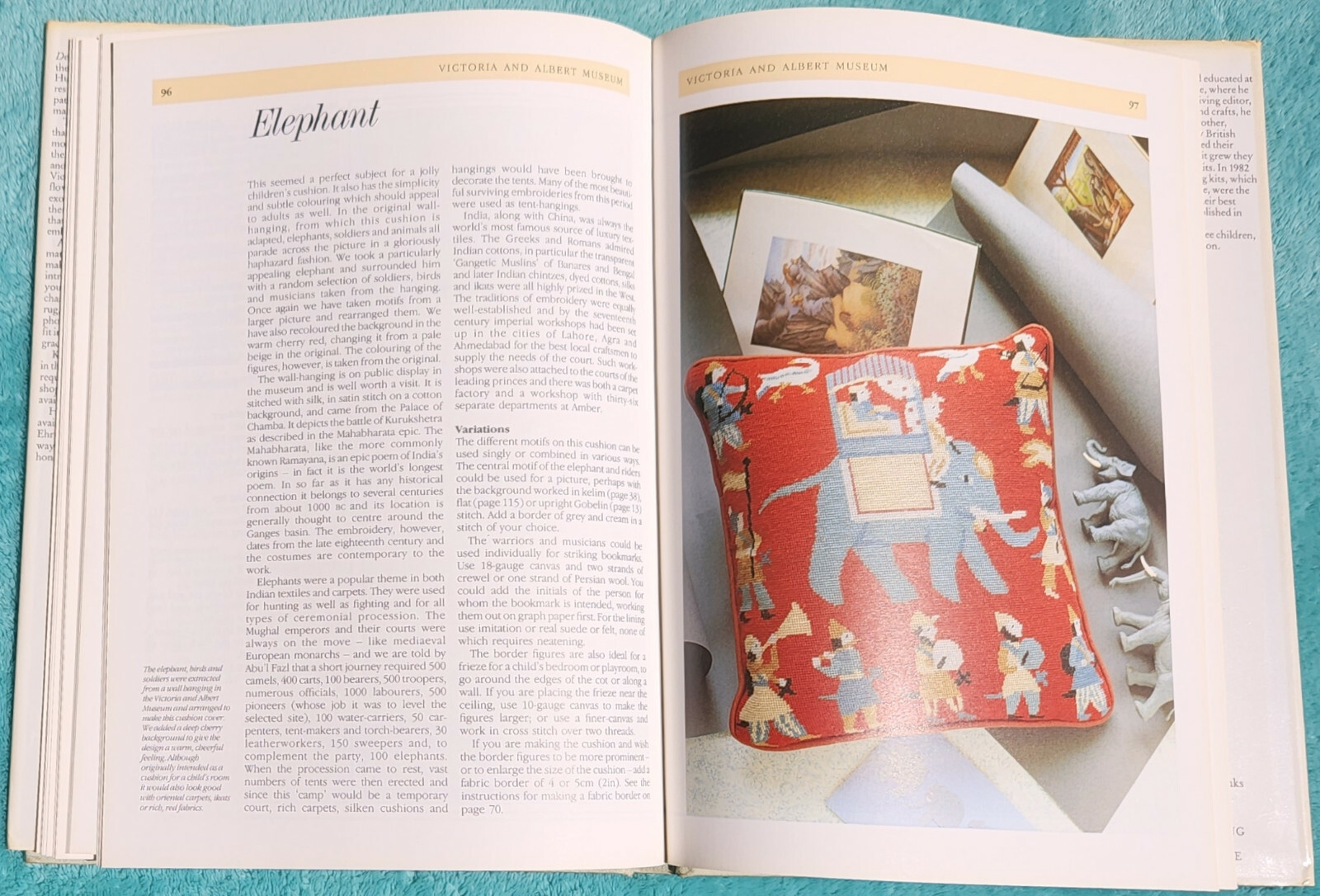 Designer Needlepoint 25 Exclusive Designs Hugh Ehrman 1987 Hardcover 126 Pages