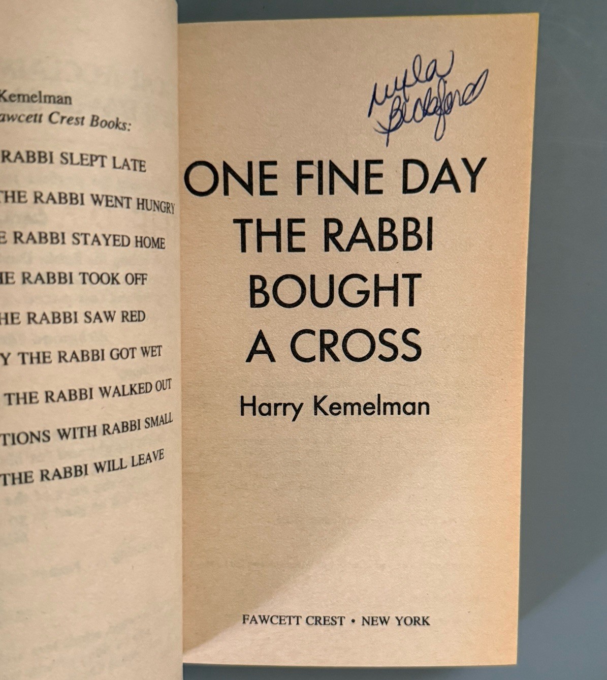 Lot 10 Harry Kemelman Rabbi Small Paperback Books Mysteries Vintage 1980s 1990s