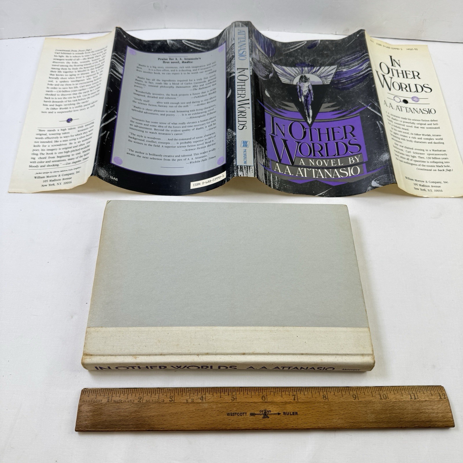 AA ATTANASIO 1st Ed Book Lot BEASTMARKS In Other Worlds RADIX William Morrow