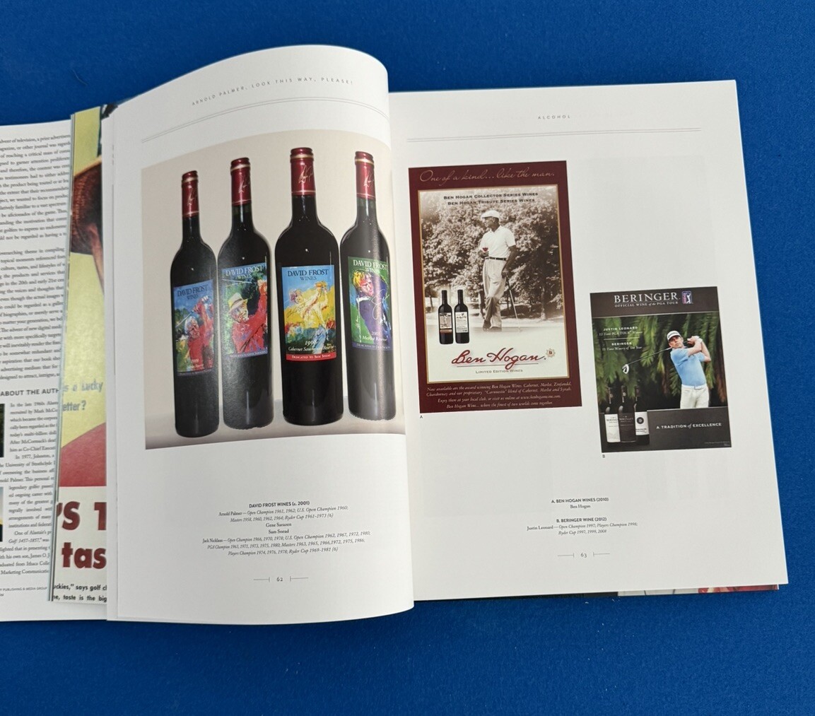 ARNOLD PALMER, LOOK THIS WAY PLEASE! 120 YEARS OF GOLFERS ADVERTISING – 14”x11”
