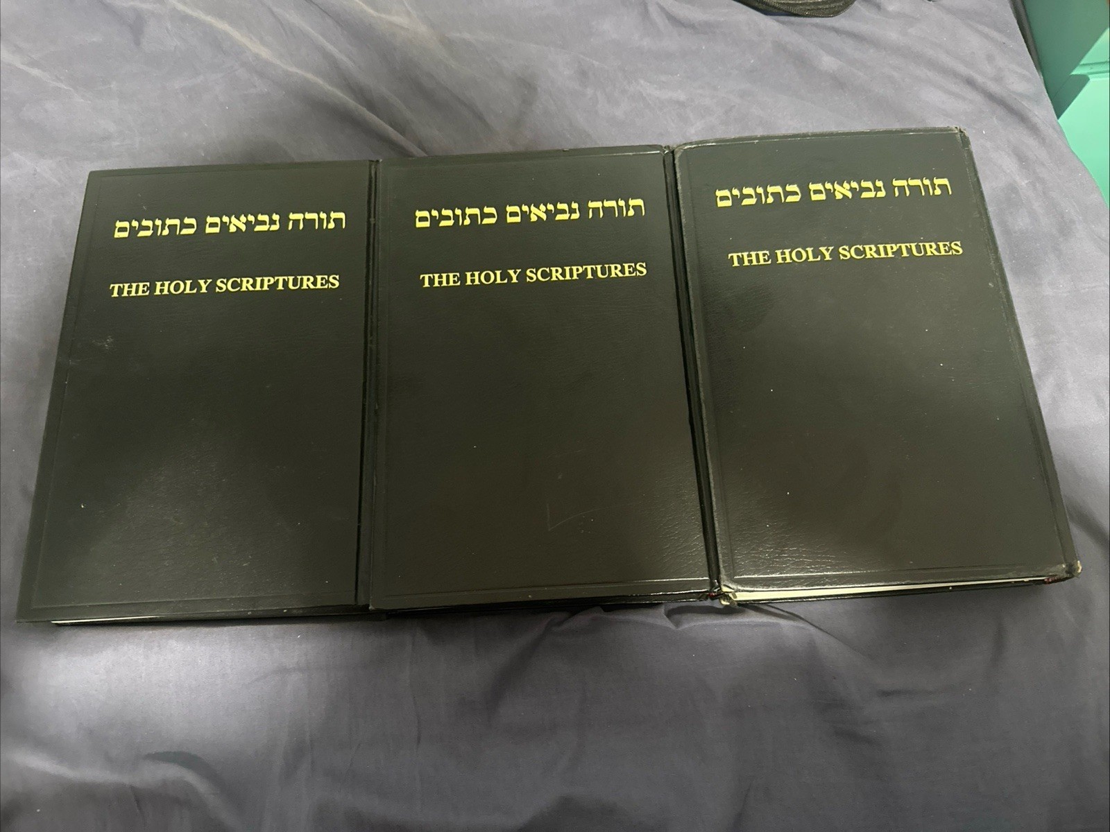 📓 1PCS The Holy Scriptures Bible 24 Books: Torah, Prophets, Ketuvim HEB & ENG