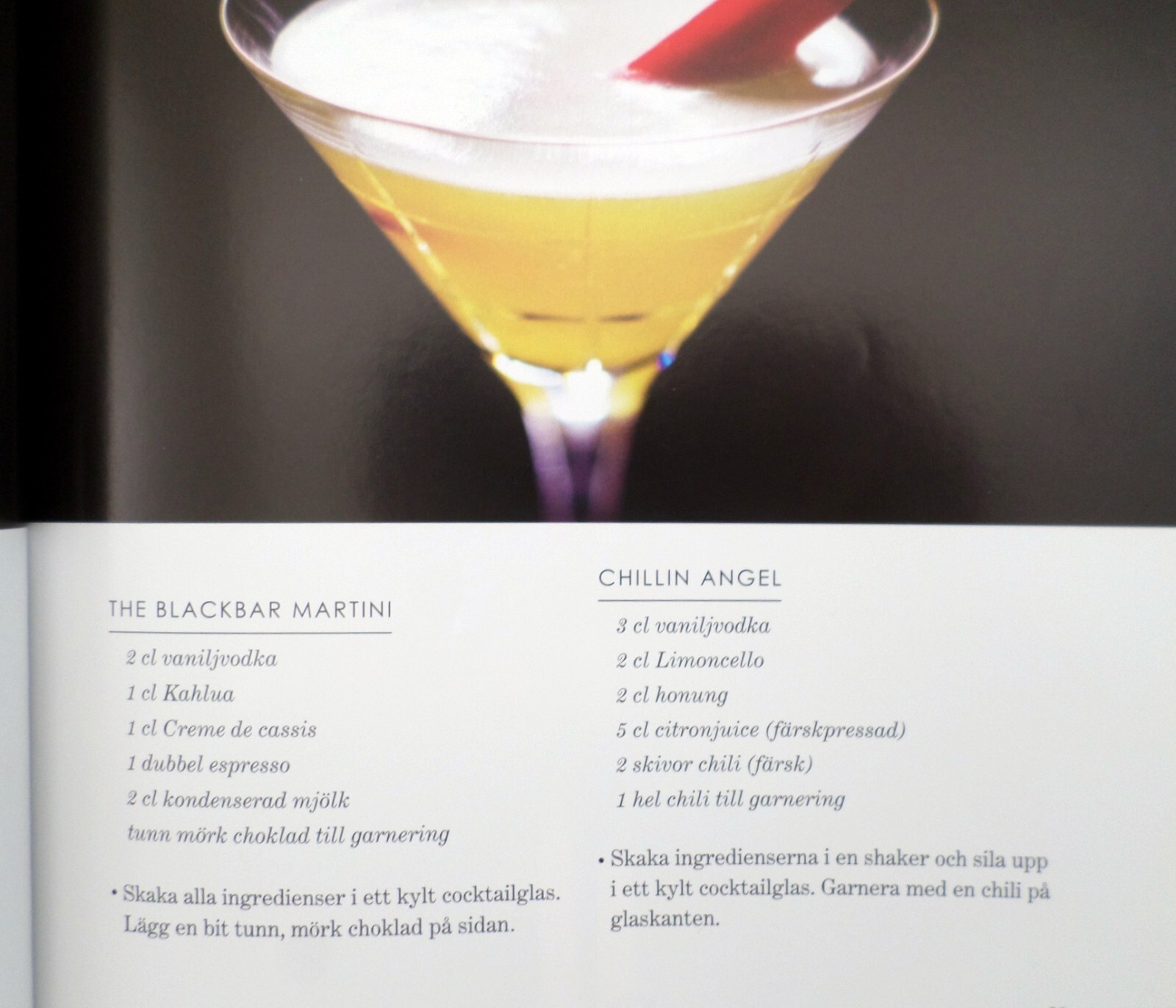Vodka Med Smak (book is in Swedish) Flavored Vodkas Mixed Drinks 126 Pages Guari