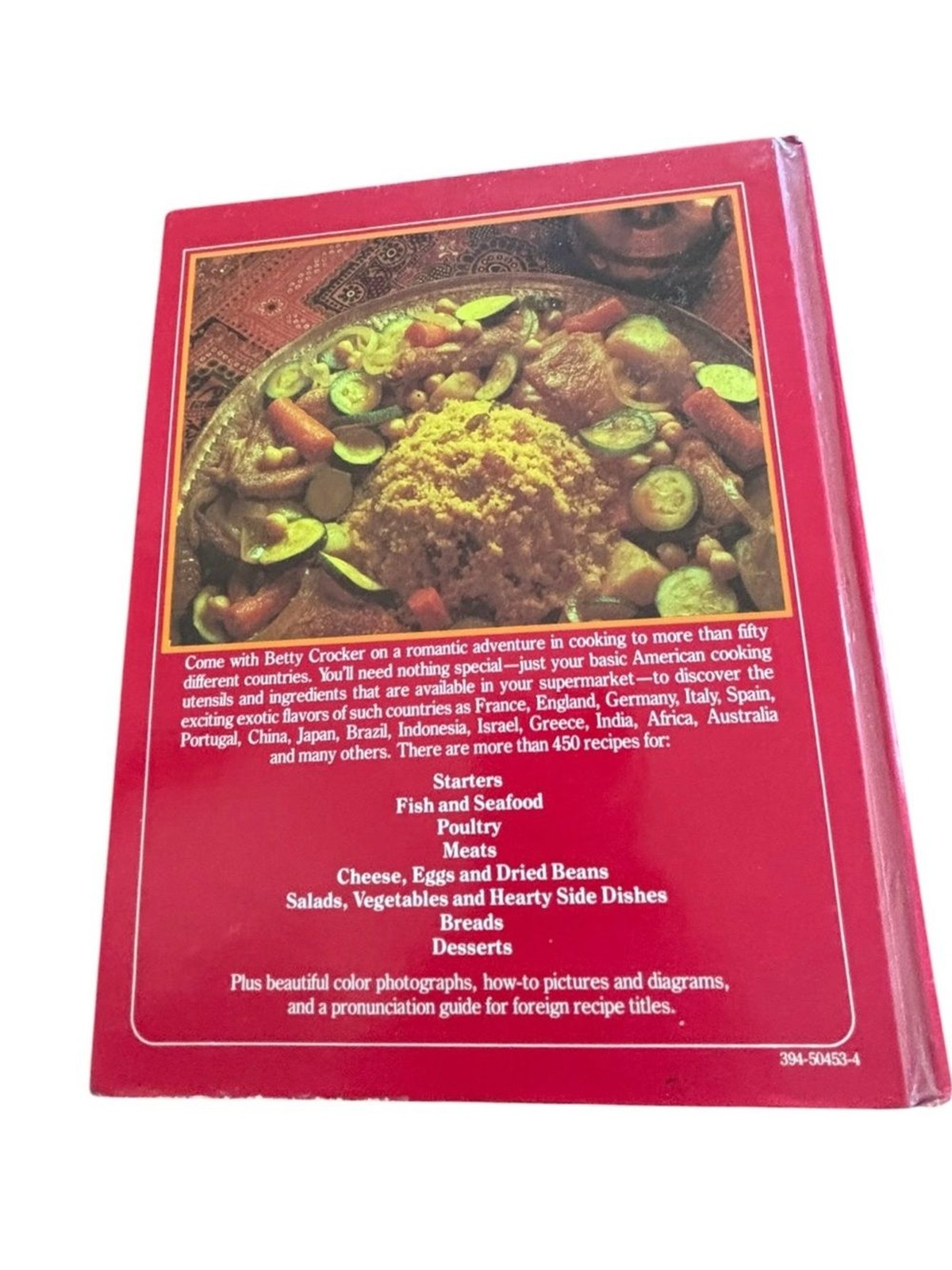 Betty Crocker International Cookbook Hardcover 1980 First Edition USA 372 Pages