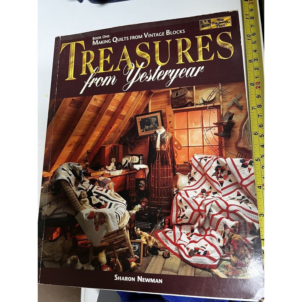 Treasures From Yesteryear Book Making Quilts from Vintage Blocks Quilting DGT-B