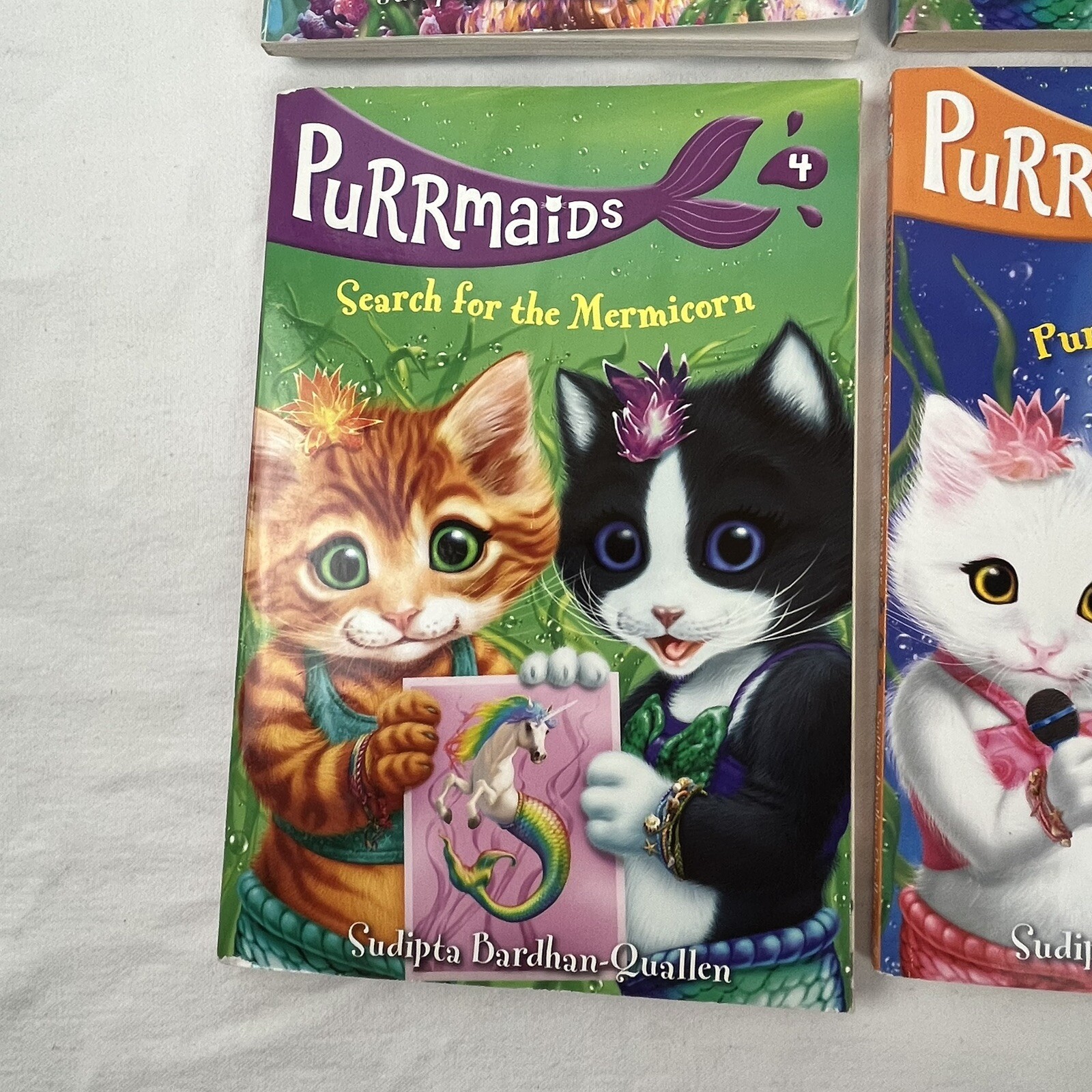 Purrmaids Books 1,2,3,4,5,8 Kitten Stories Ages 6-9