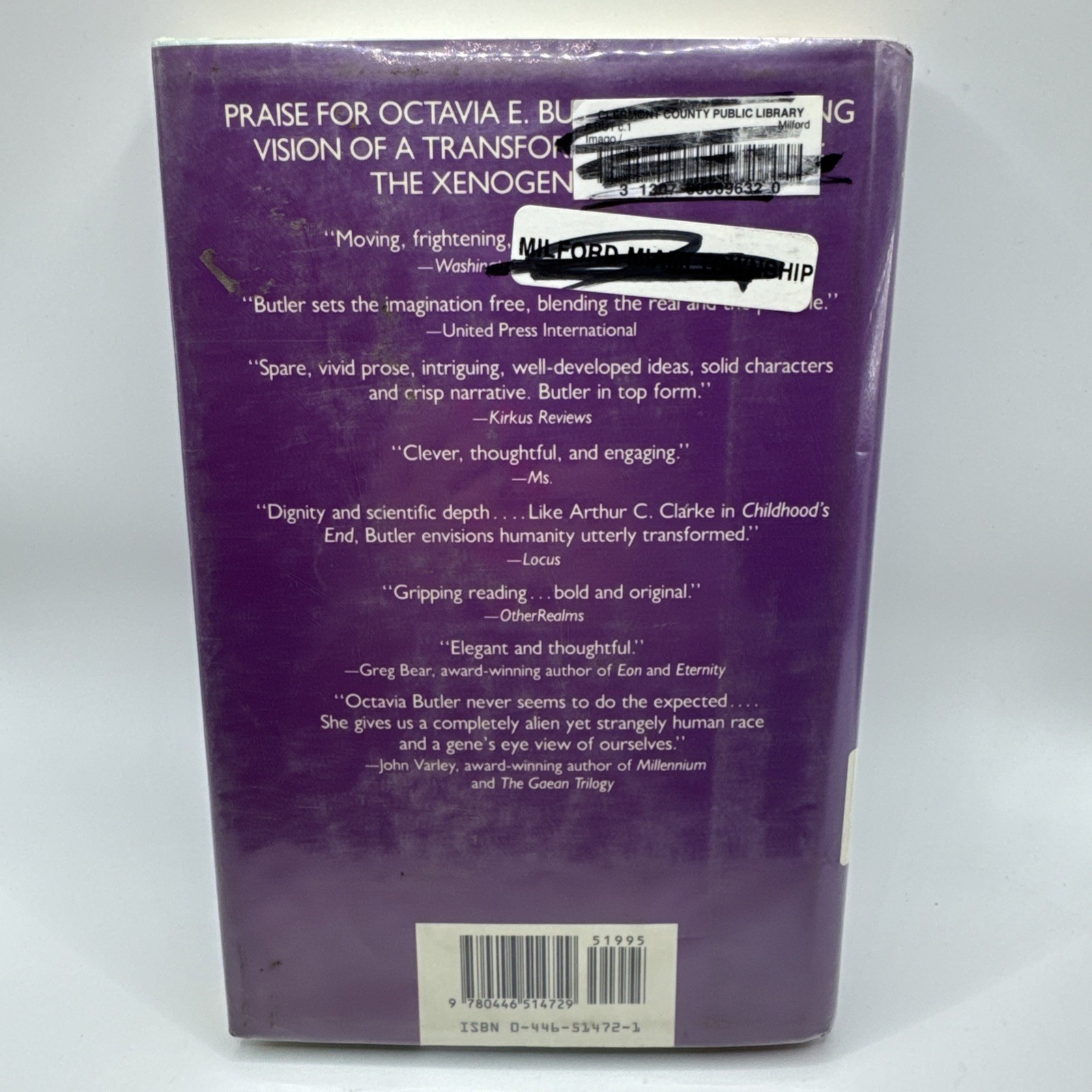 Imago by Octavia E. Butler HC DJ 1989 1st Edition And 1st Printing