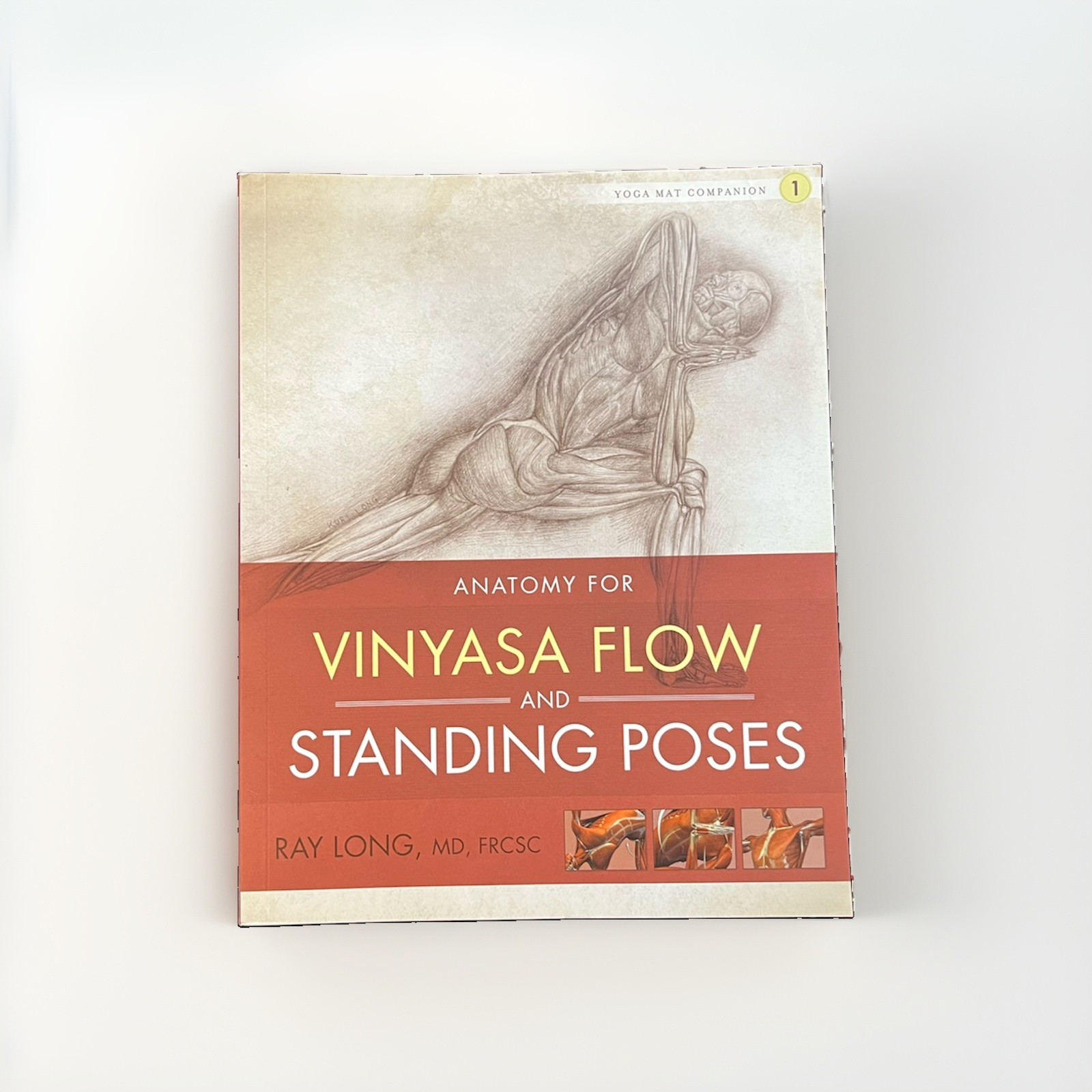 Yoga Mat Companion Vol. 1-4 Book LOT/SET, Ray Long, Anatomy For Vinyasa Flow…