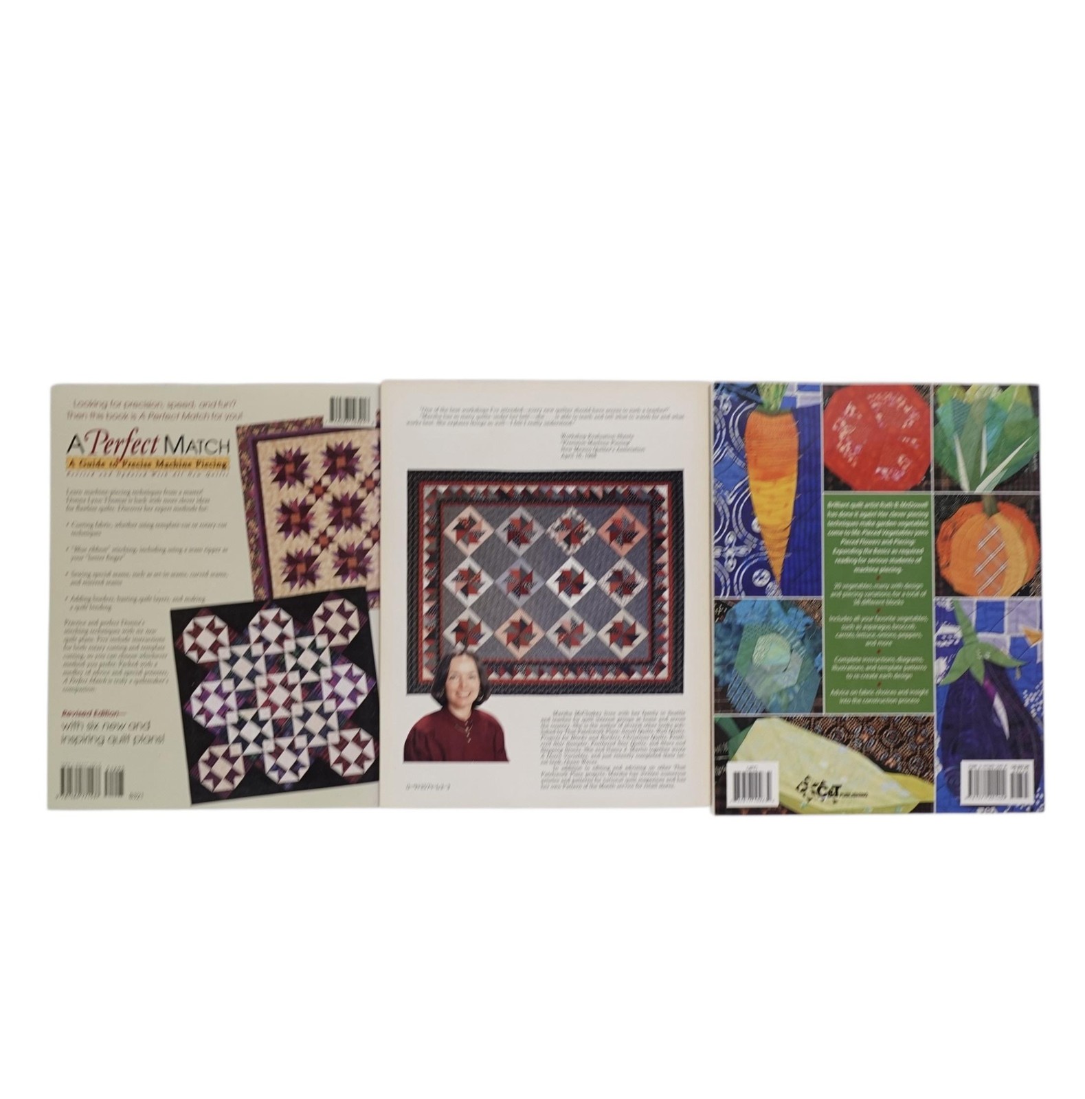 Lot of 6 Quilting Books Piecing Techniques Ruth B McDowell Cynthia England Set