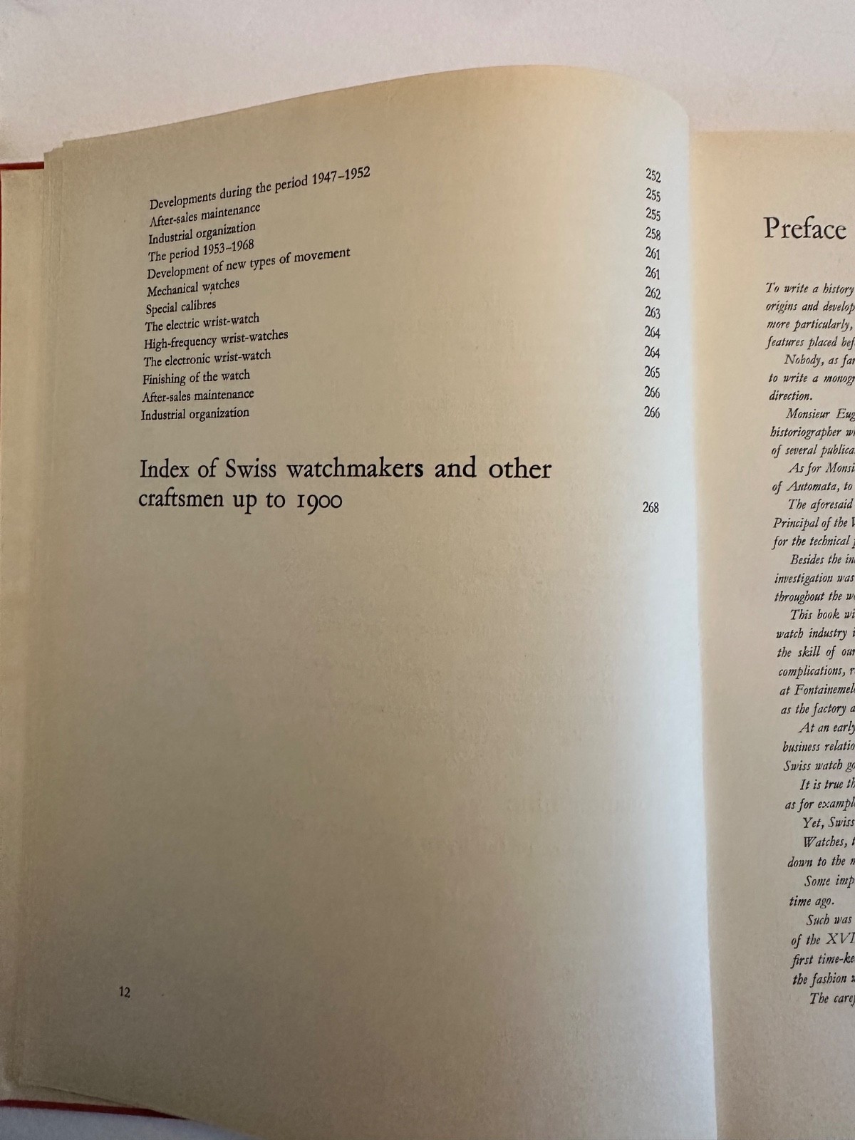 Technique and History of the Swiss Watch 2nd Ed 1970 272 pages & Color plates