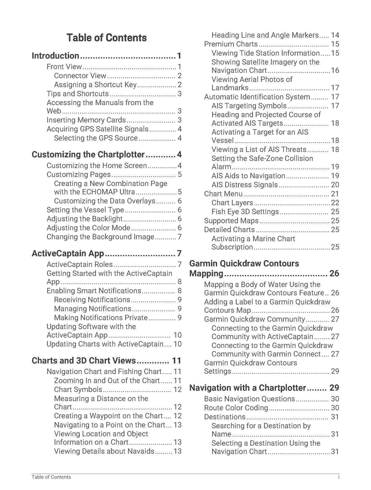 GARMIN ECHOMAP Ultra Series 126sv User Manual Instructions – 132 PAGES – COLOR